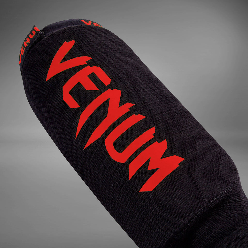 Venum Kontact Chrániče holeně - Černá/Červená