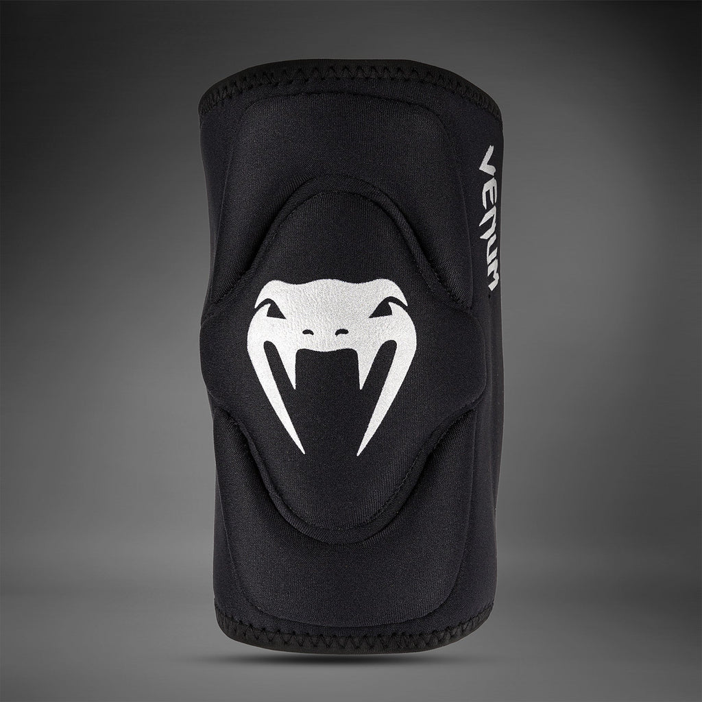 Venum Gelové Návleky na Kolena - Černá/Stříbrná