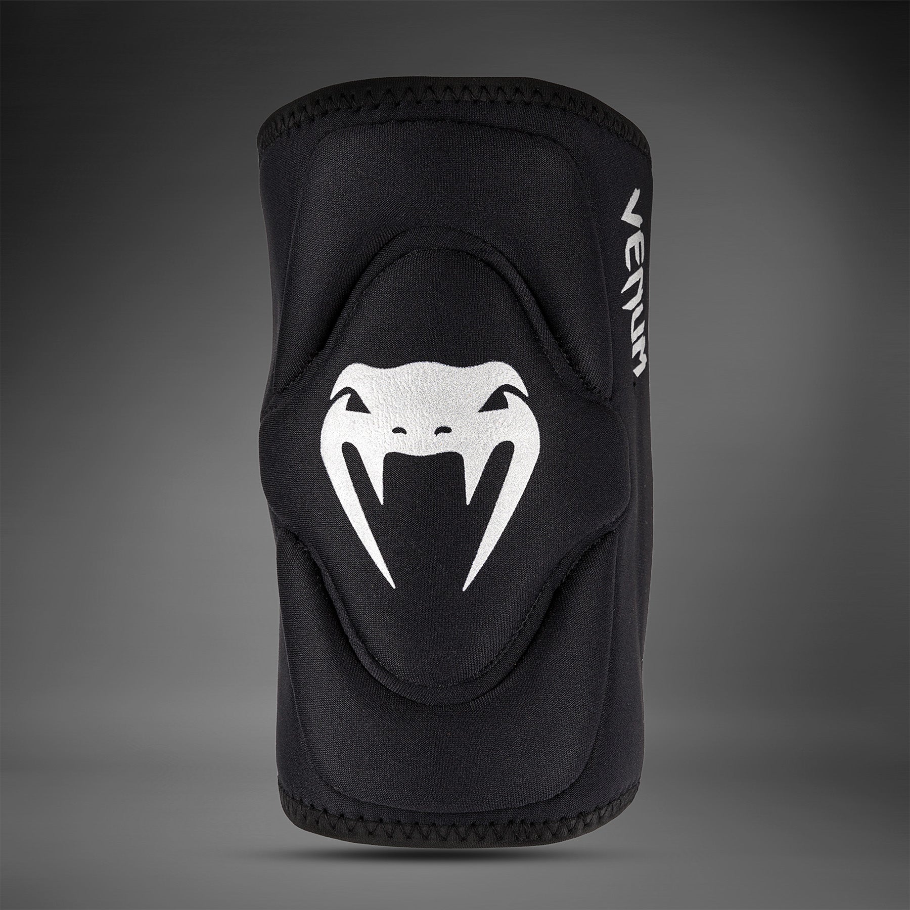 Venum Gelové Návleky na Kolena - Černá/Stříbrná