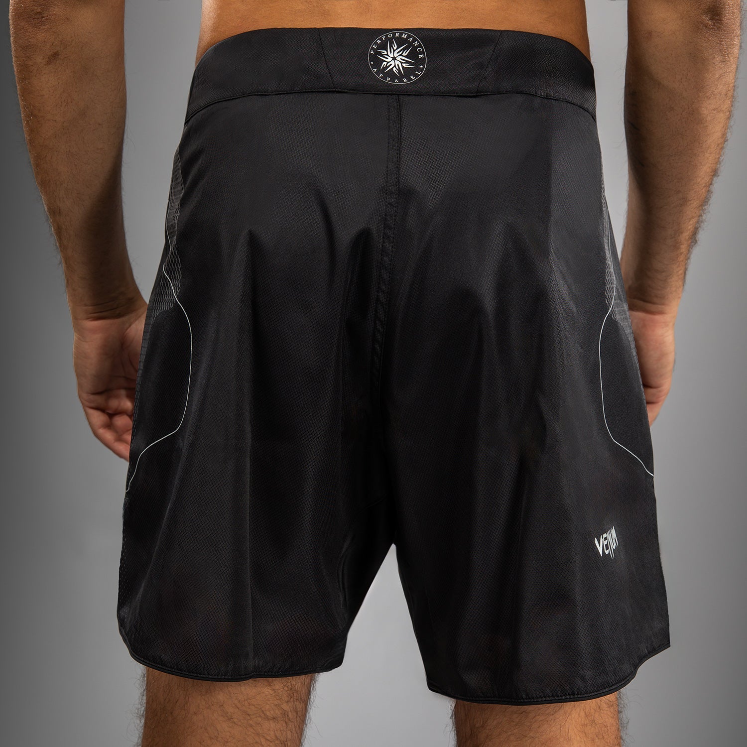 Venum Nexus Fight Shorts - Černá/Stříbrná
