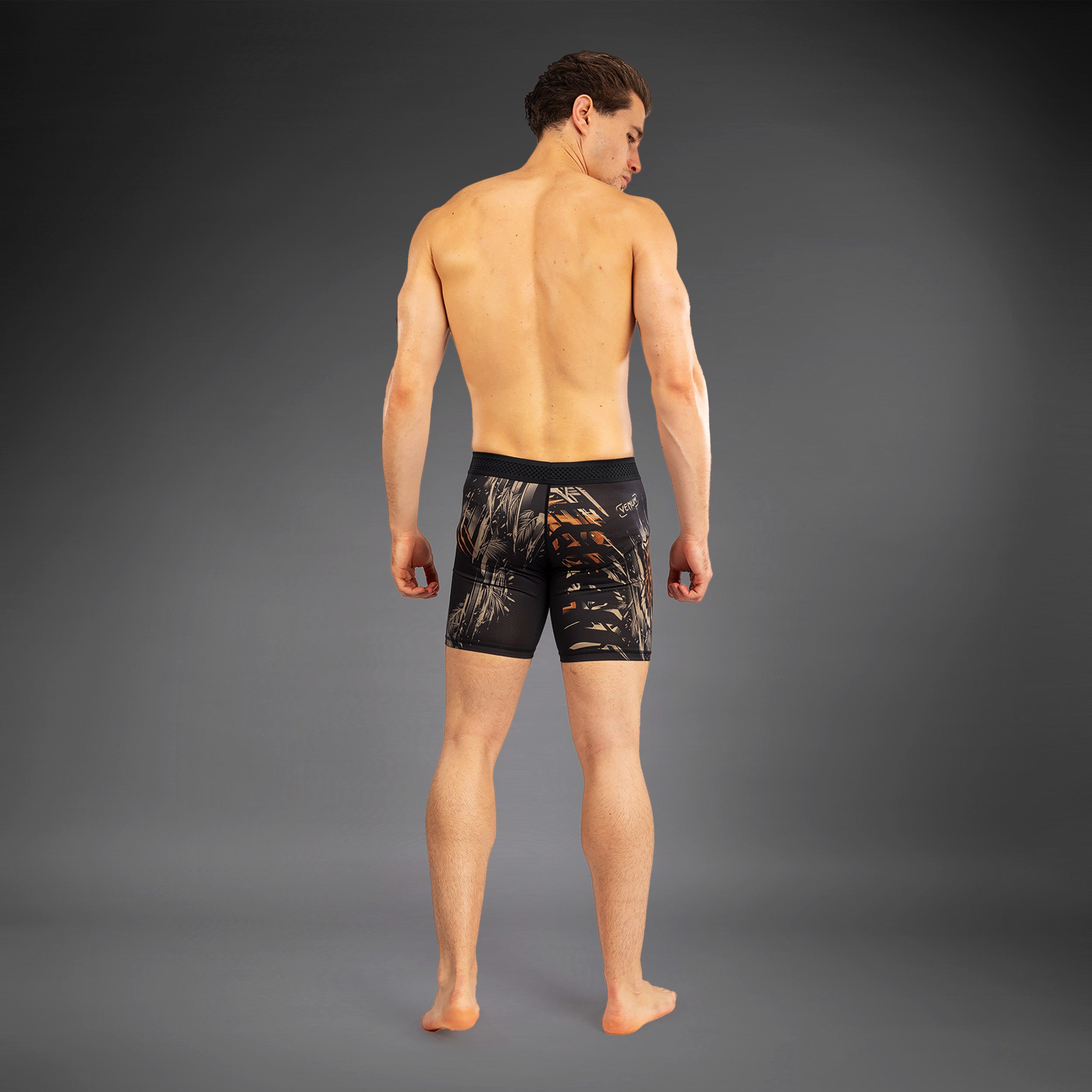 Venum Tiger Pánské Vale Tudo - Černá/Neonová Oranžová