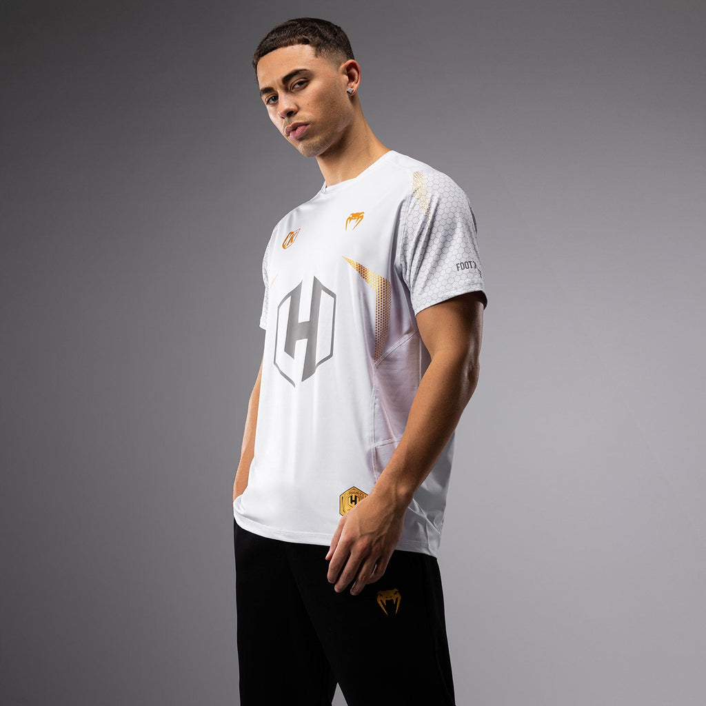 FK x Venum Hexagone MMA tričko - bílá/zlatá