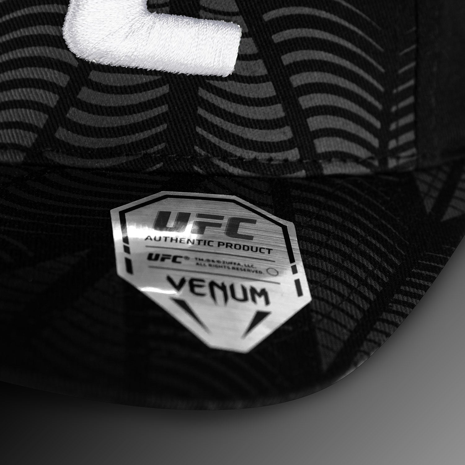 UFC Zenith by Venum Authentic Fight Night Cap - Černá/Bílá/Oranžová