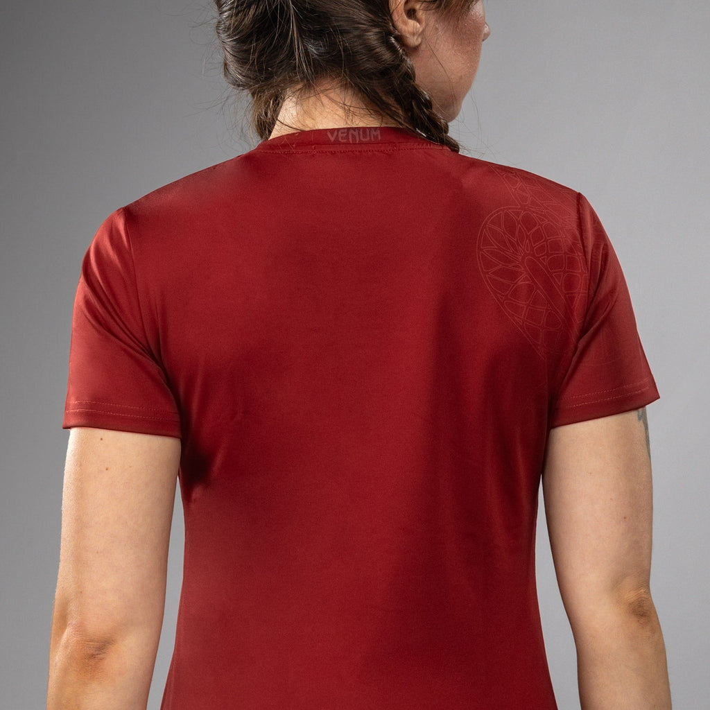 Venum Serpenti Dámské tričko Dry-Tech - Vínová/Slonová kost