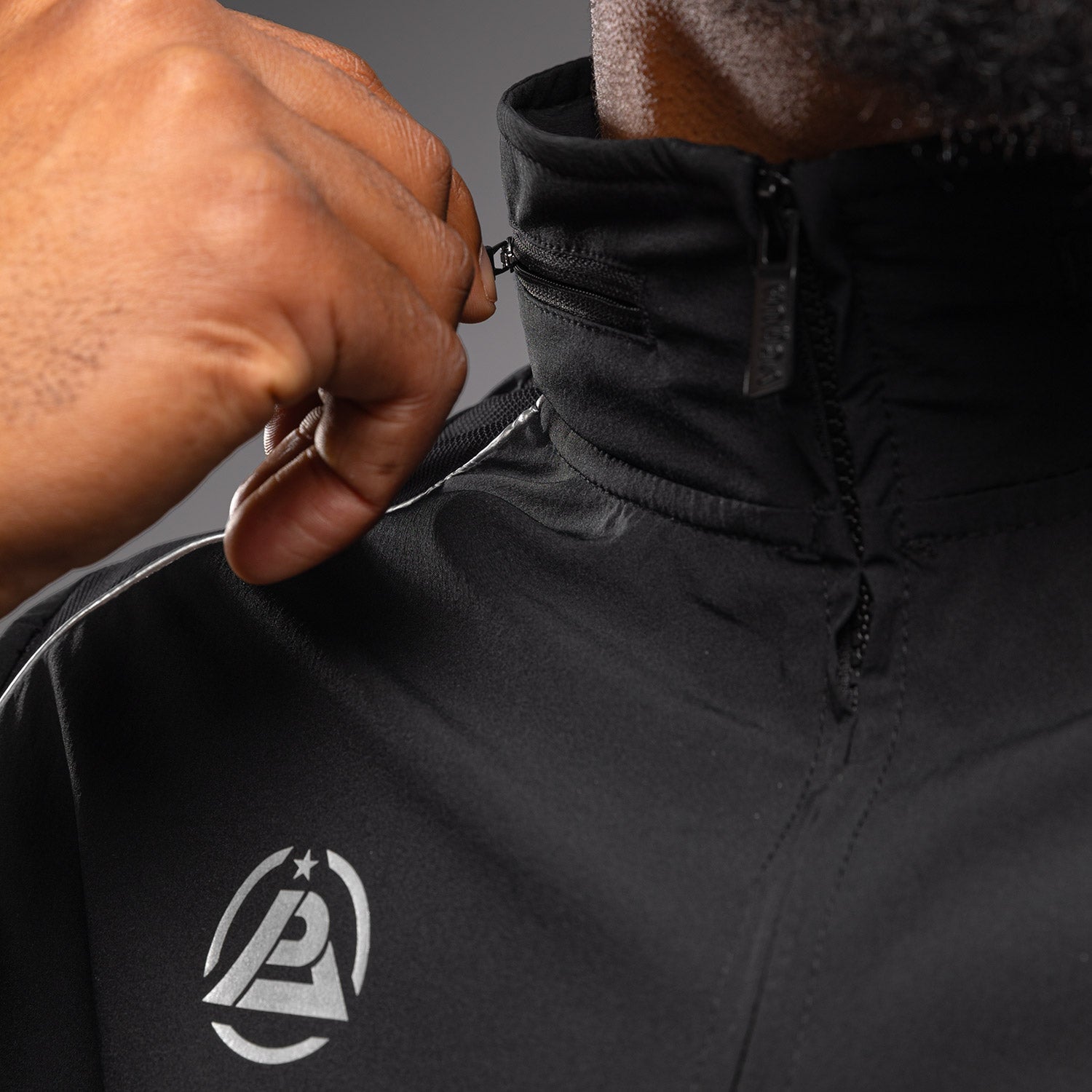 Venum x Polaris S Track Jacket - Černá/Bouřková šedá