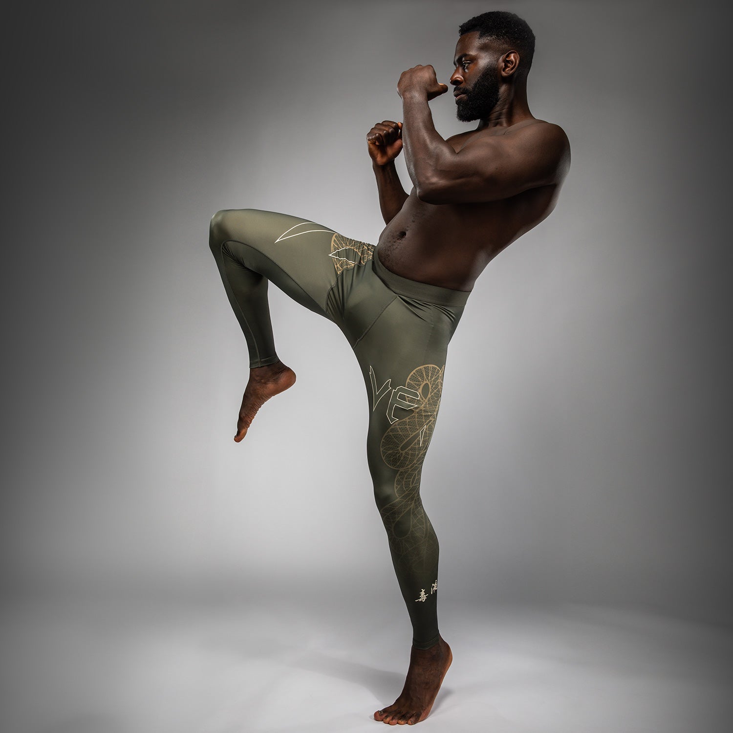 Venum Serpenti Spats - Khaki/Bronzová/Slonová kost