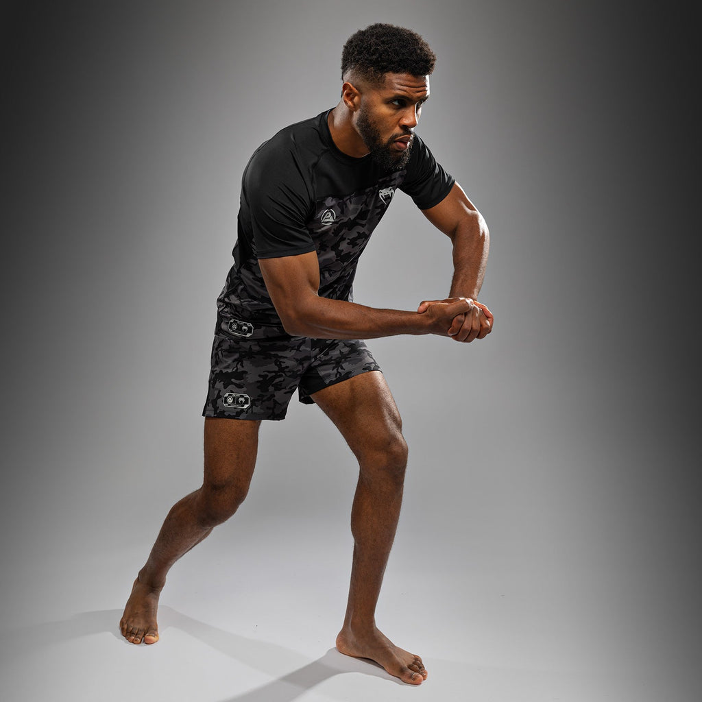 Venum x Polaris Dry-Tech Tričko - Černá/Bouřkově šedá