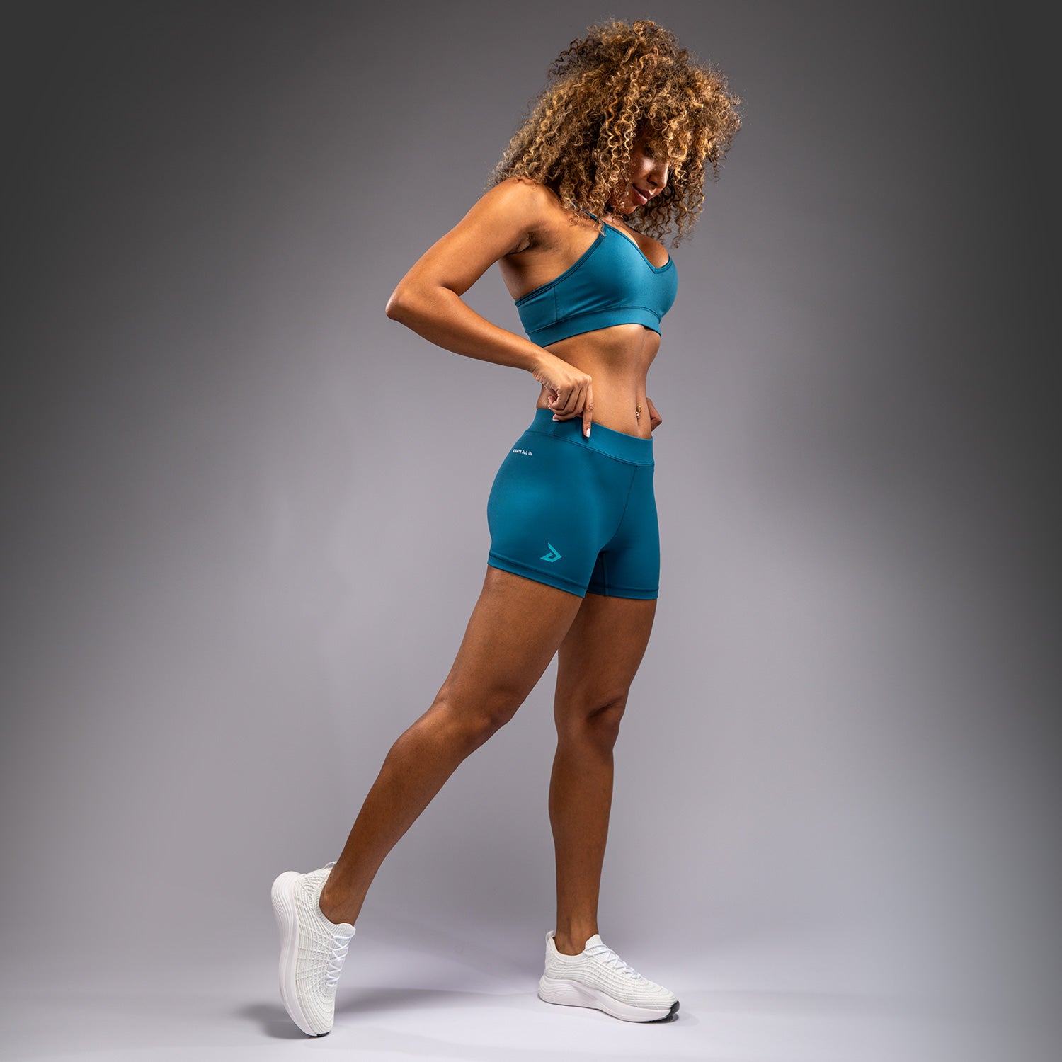 Dámské šortky Venum x Demi Vale Tudo - Azurově modrá