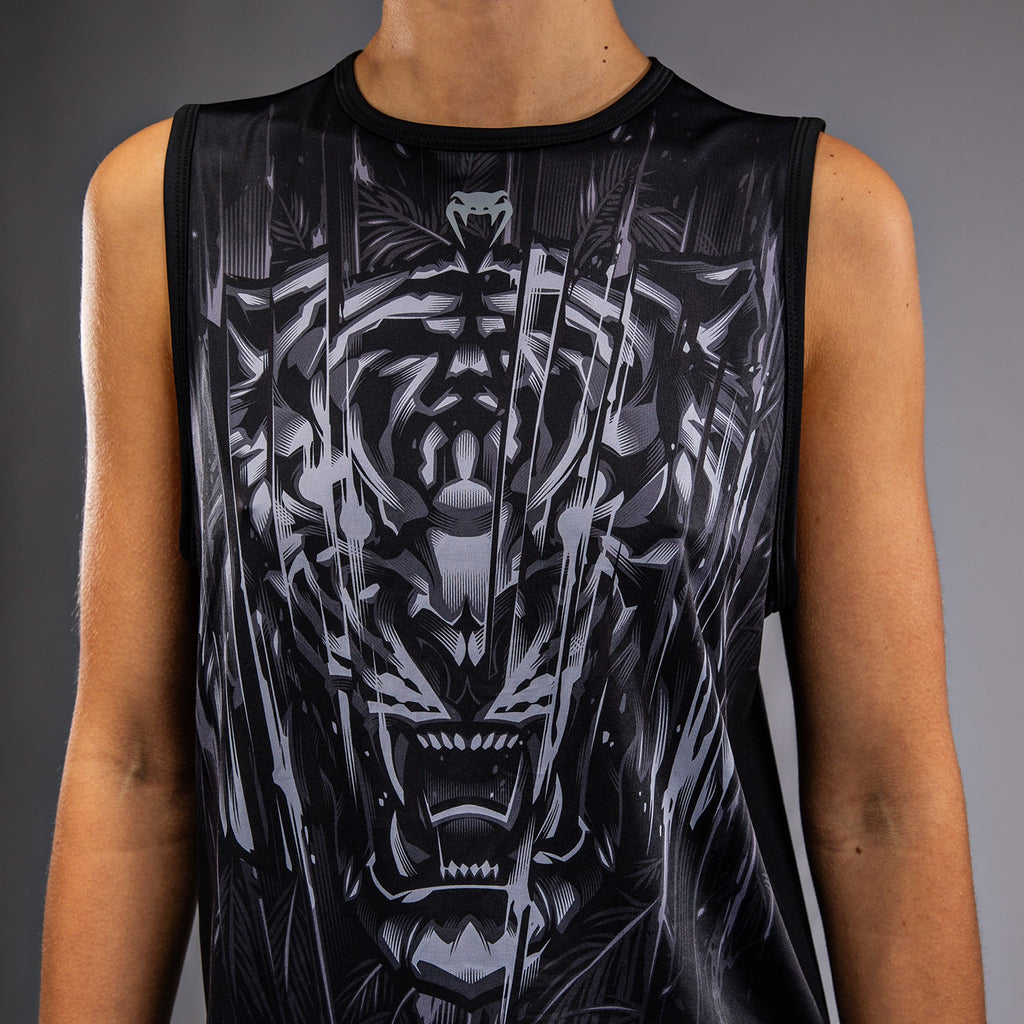 Venum Tiger Dámské tílko - Černá/Stříbrná