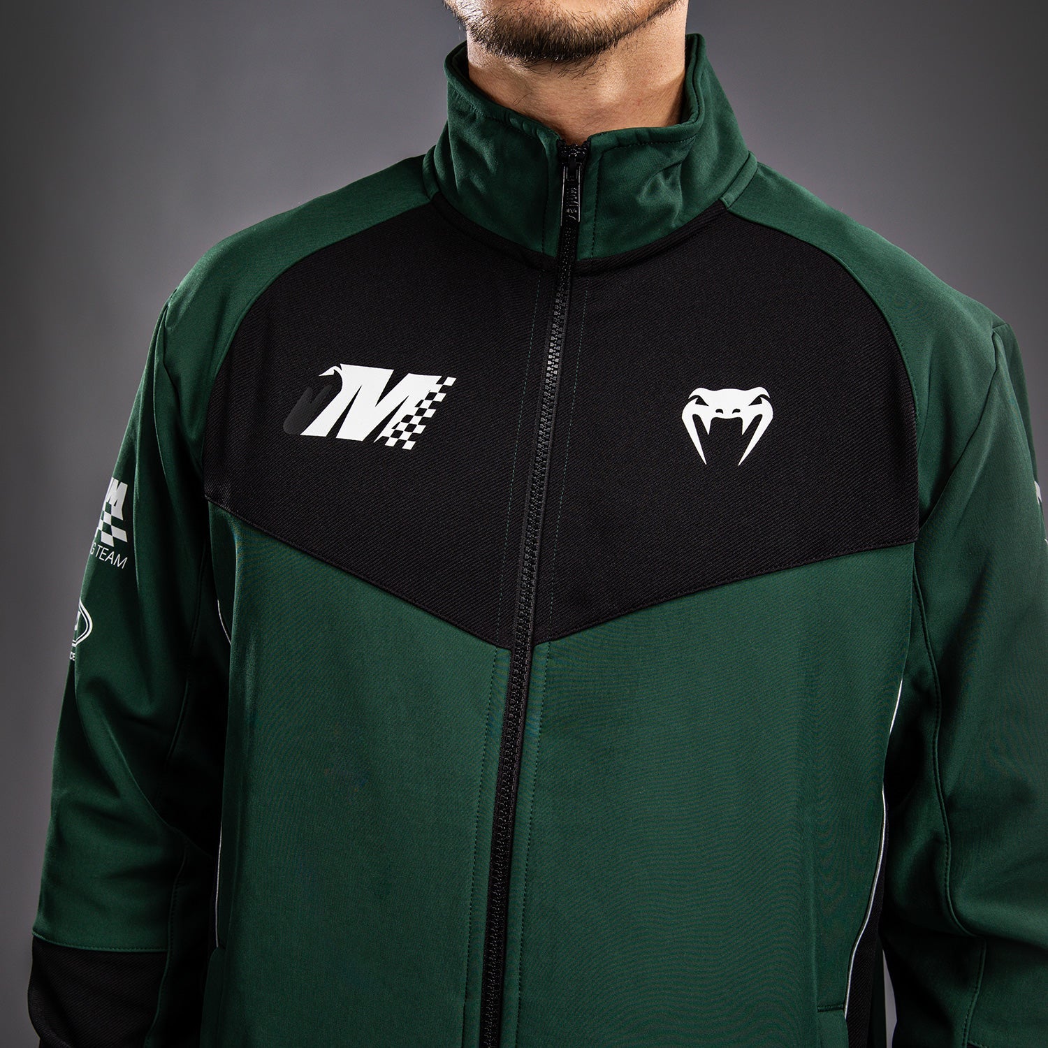 Bunda Venum Motorsport Softshell - Lesní hlubina