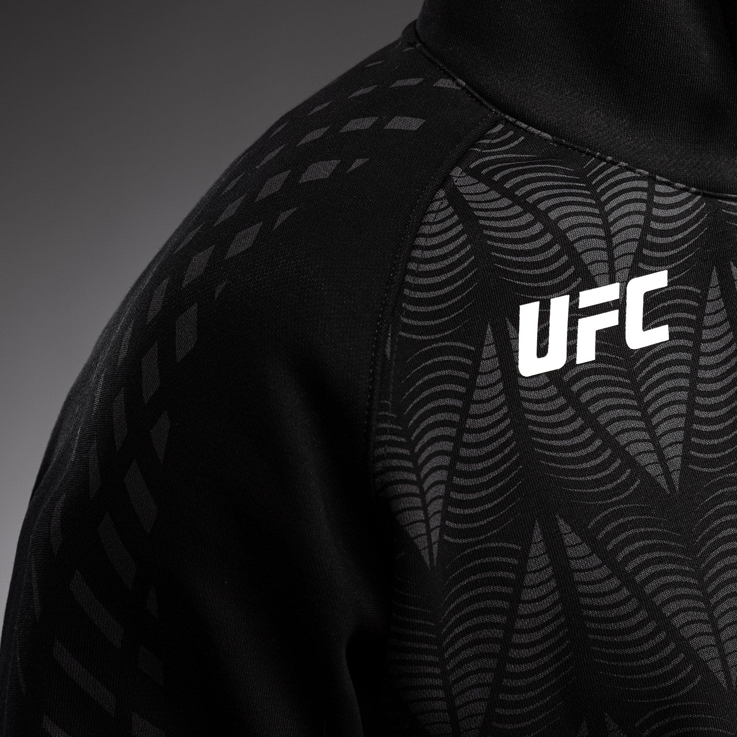 Pánská černá mikina s kapucí UFC Zenith by Venum Replica