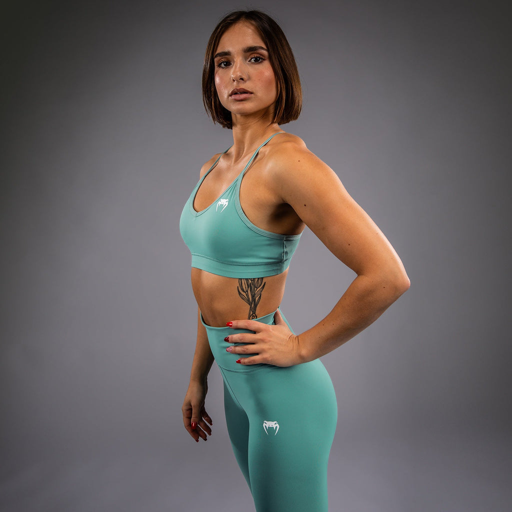 Venum Essential Dámská sportovní podprsenka s nízkou podporou - Aqua Green