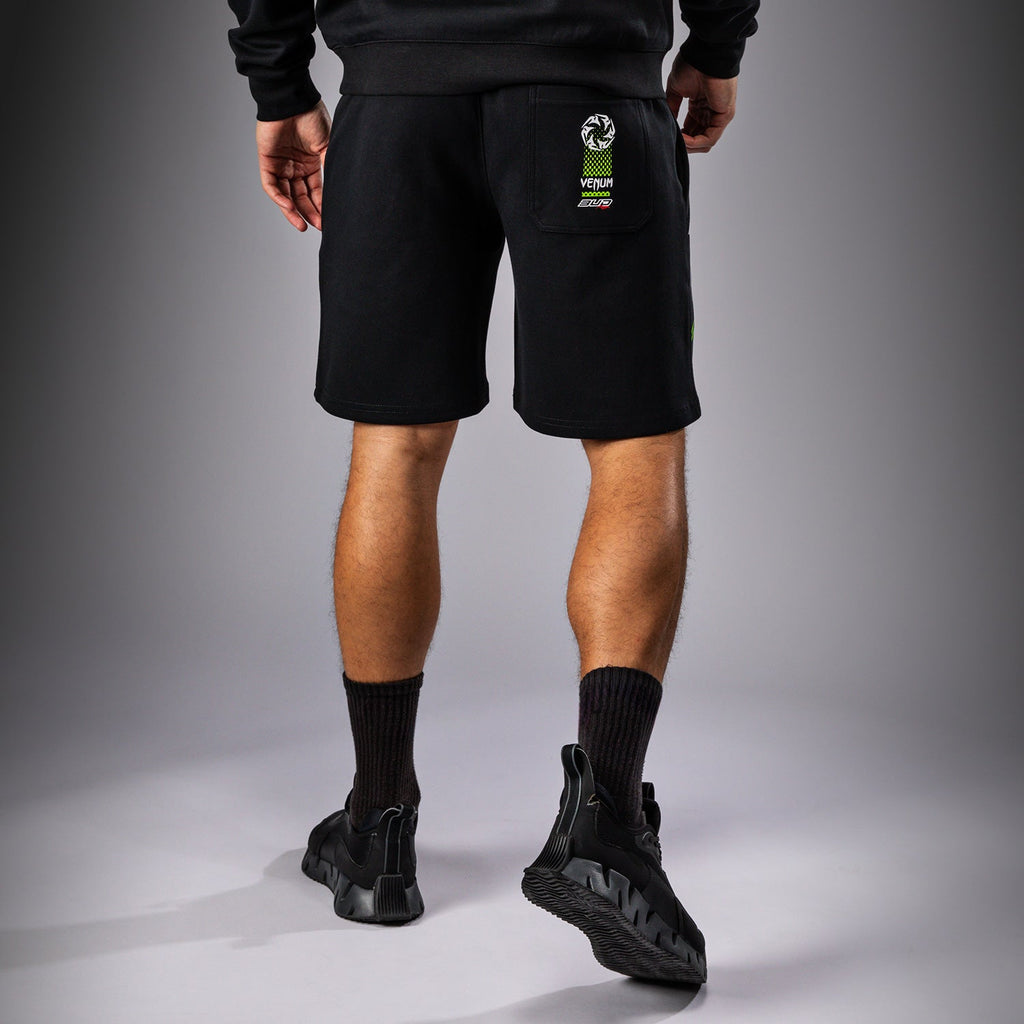 Pánské bavlněné šortky Venum x Bud Racing - černá/bílá/limetkově zelená