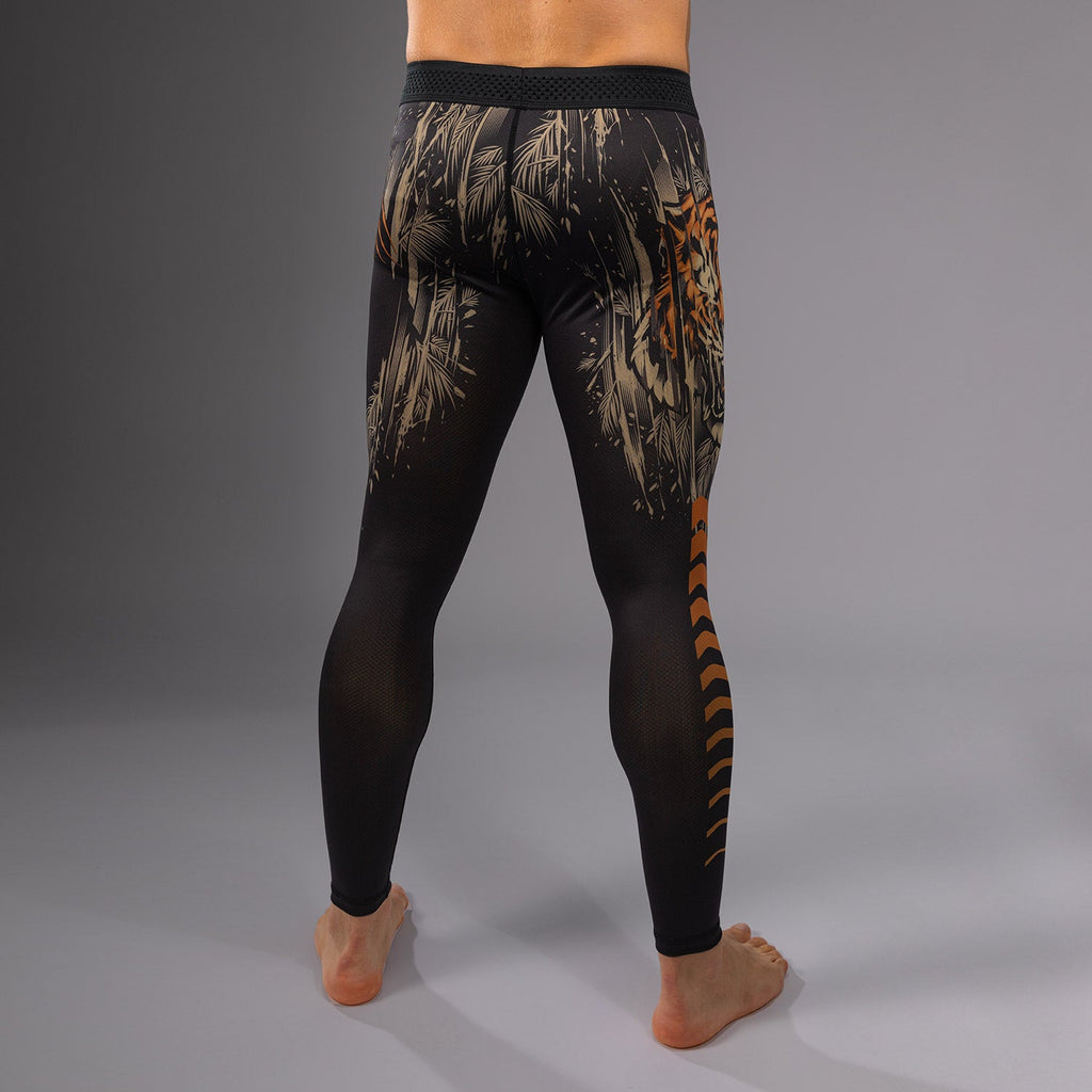 Venum Tiger pánské spats - černá/neonově oranžová