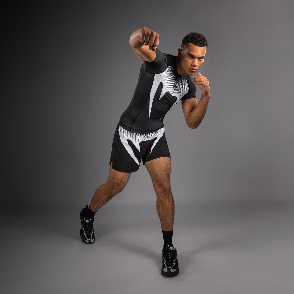 Venum No Gi Rashguardy - Černá/Bílá