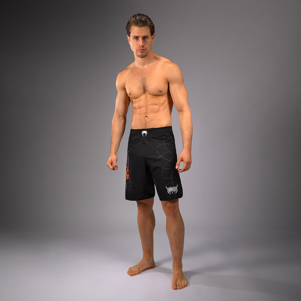 Pánské bojové šortky Venum Gladiator 5.0 - černá/stříbrná