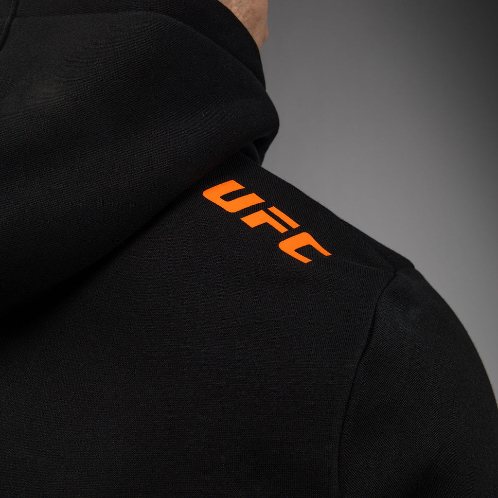 Pánská mikina UFC Zenith by Venum Black Authentic Fight Week Pullover Hoodie