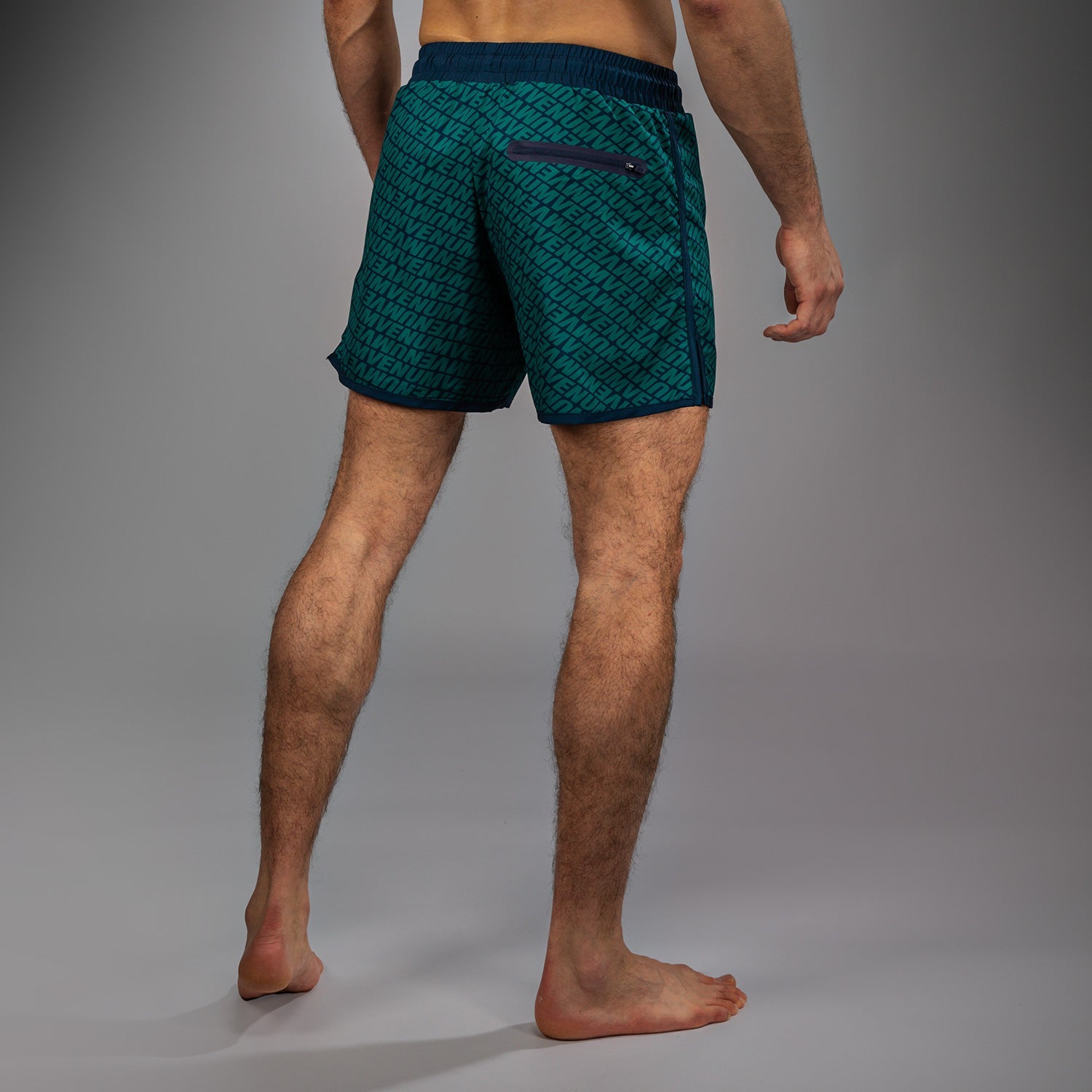 Venum Echo Board Shorts - Tmavě modrá/Smaragdově zelená
