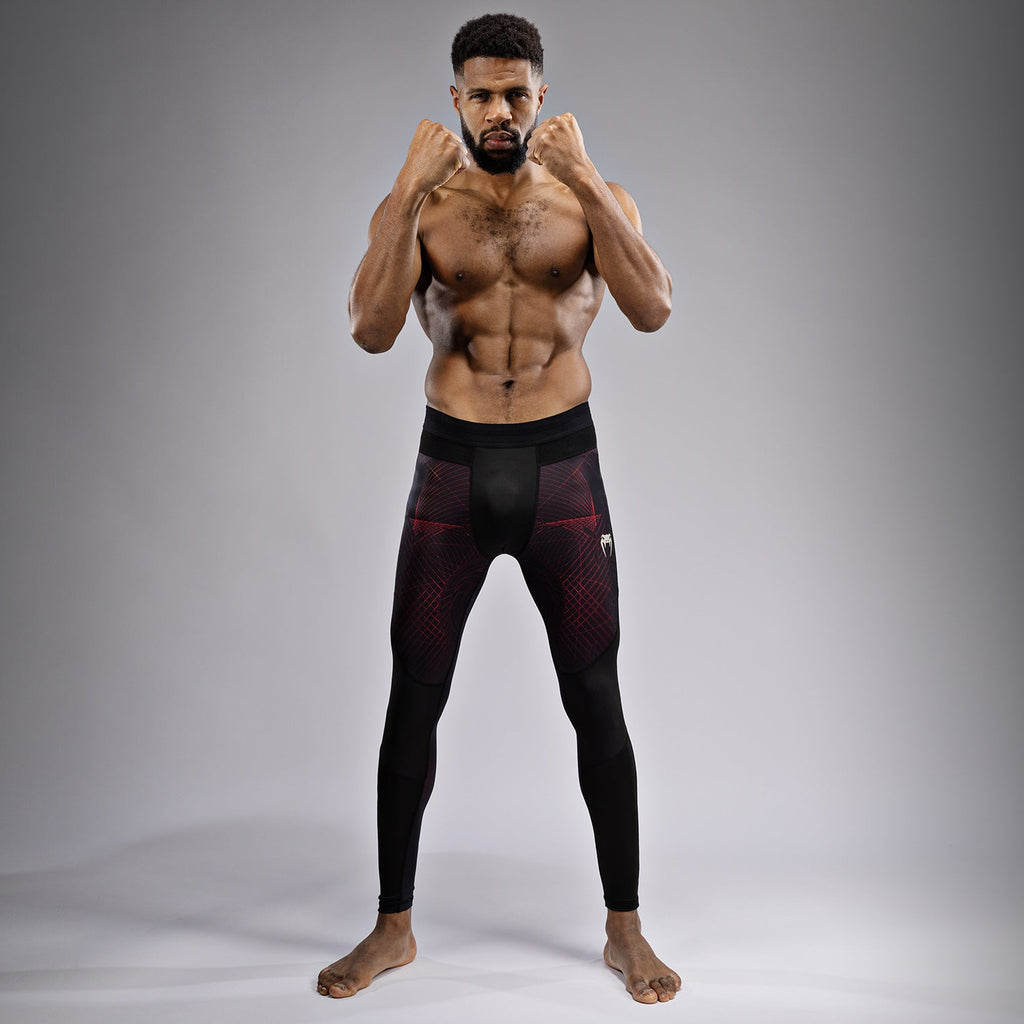 Pánské Spodky Venum G-Fit Air - Tmavě černá/Ohnivě červená