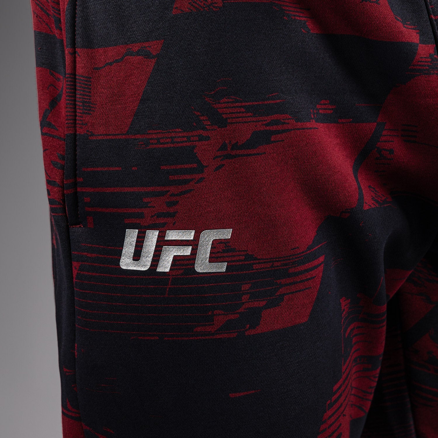 Pánské kalhoty UFC Zenith by Venum Burgundy Authentic Fight Week