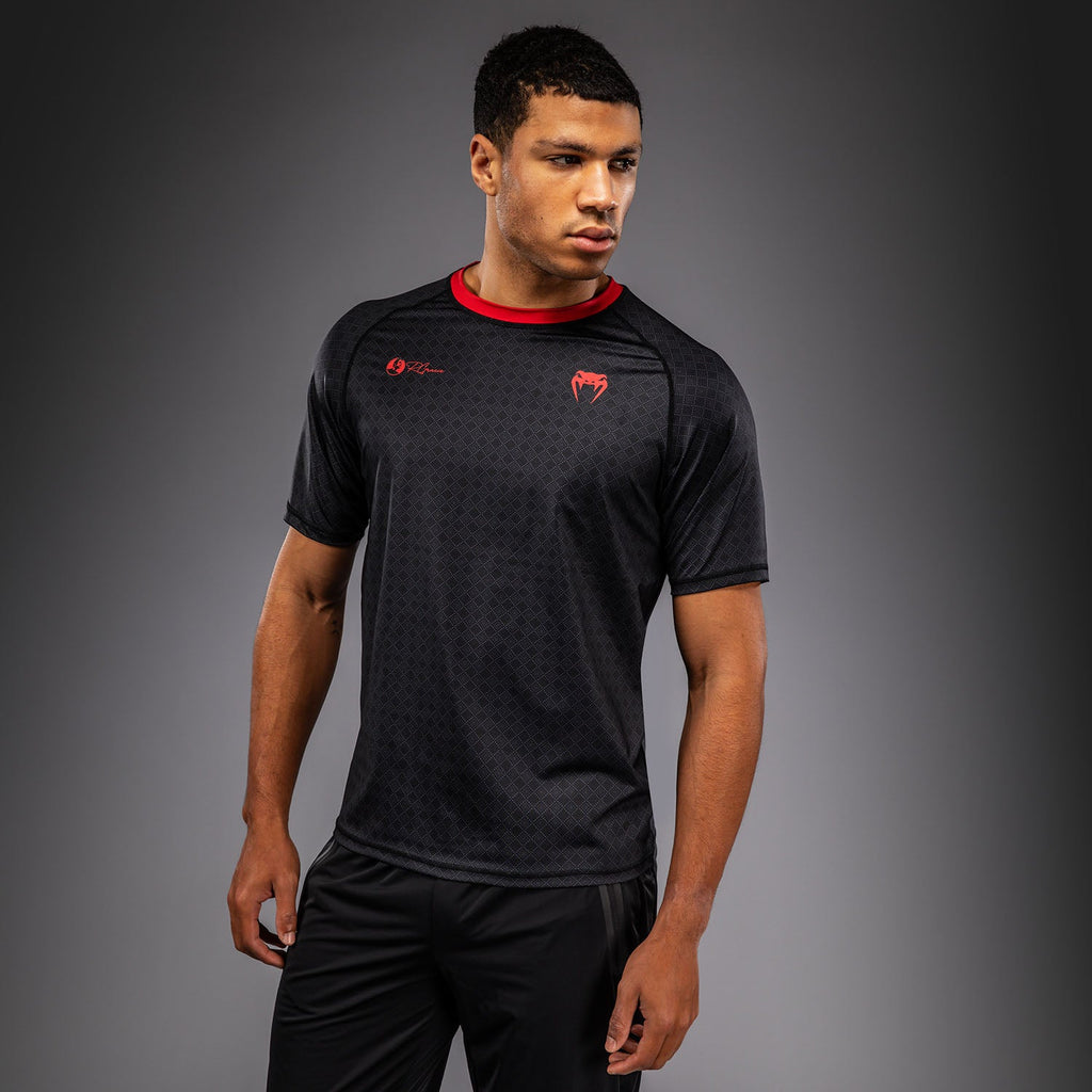 Venum x Roger Gracie Signature Dry Tech T-Shirt - Černá/Červená