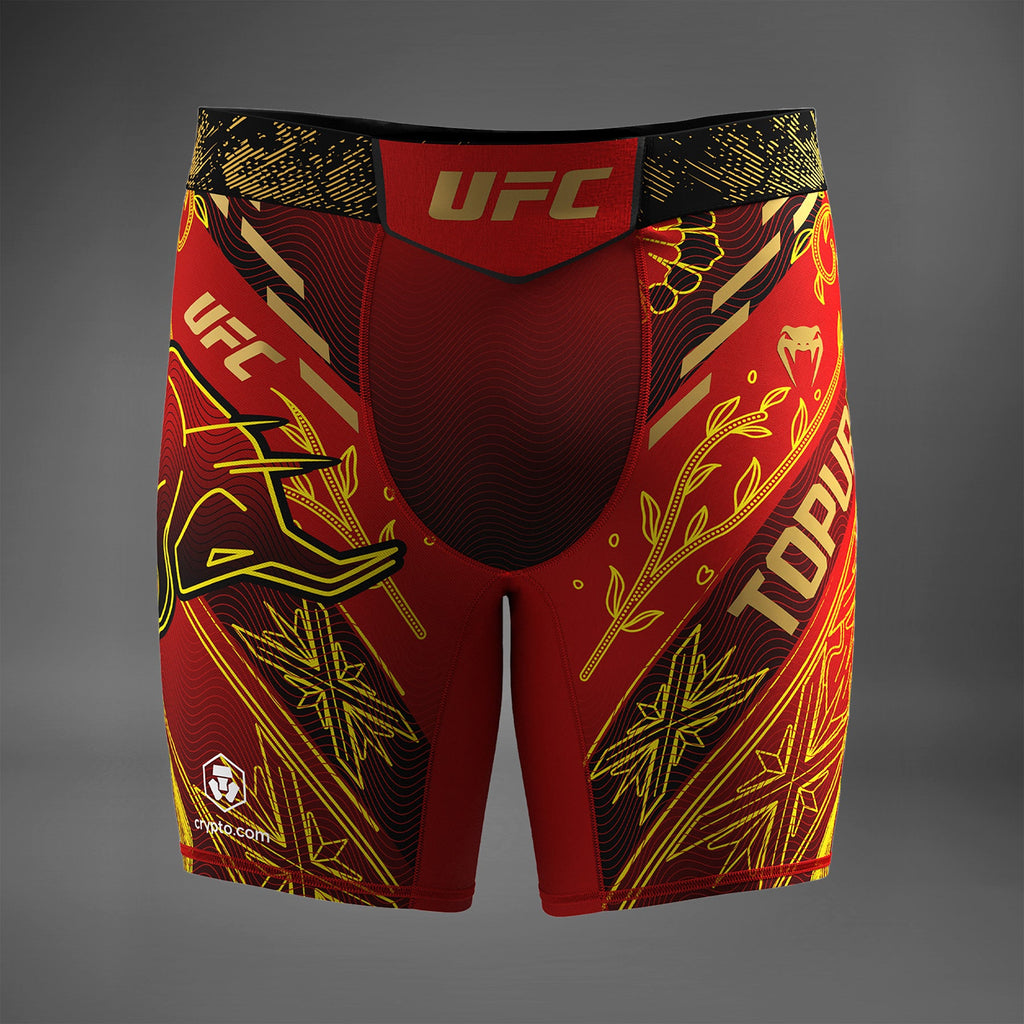 Pánské kraťasy Vale Tudo UFC Unrivaled by Venum Red Ilia Topuria
