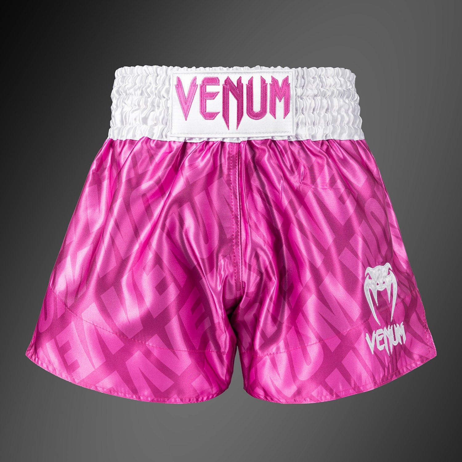 Venum Contender XT Muay Thai Shorts - Candy Pink/ Bílá