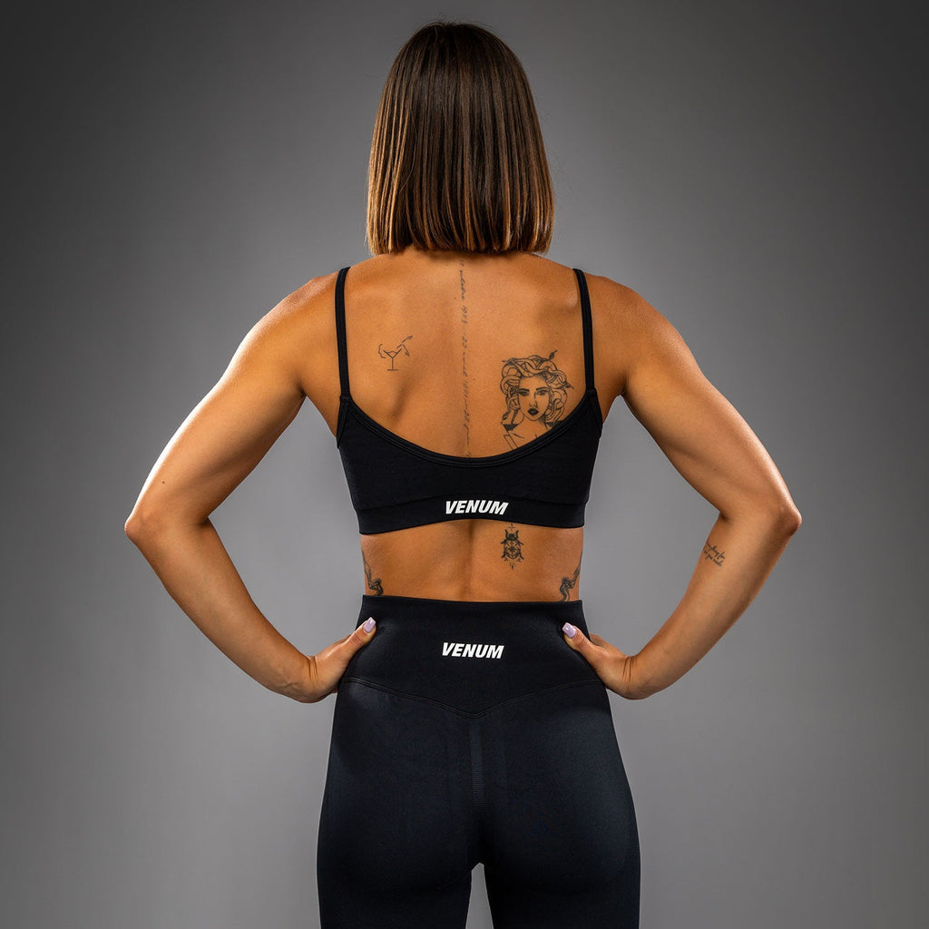 Venum Sculpt Dámská sportovní podprsenka - černá/bílá