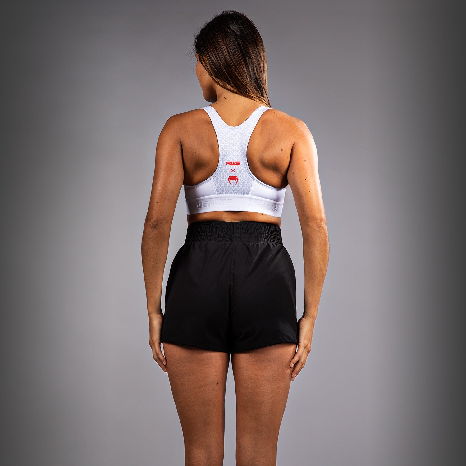 Venum x RWS 2.0 Dámská sportovní podprsenka - bílá/červená