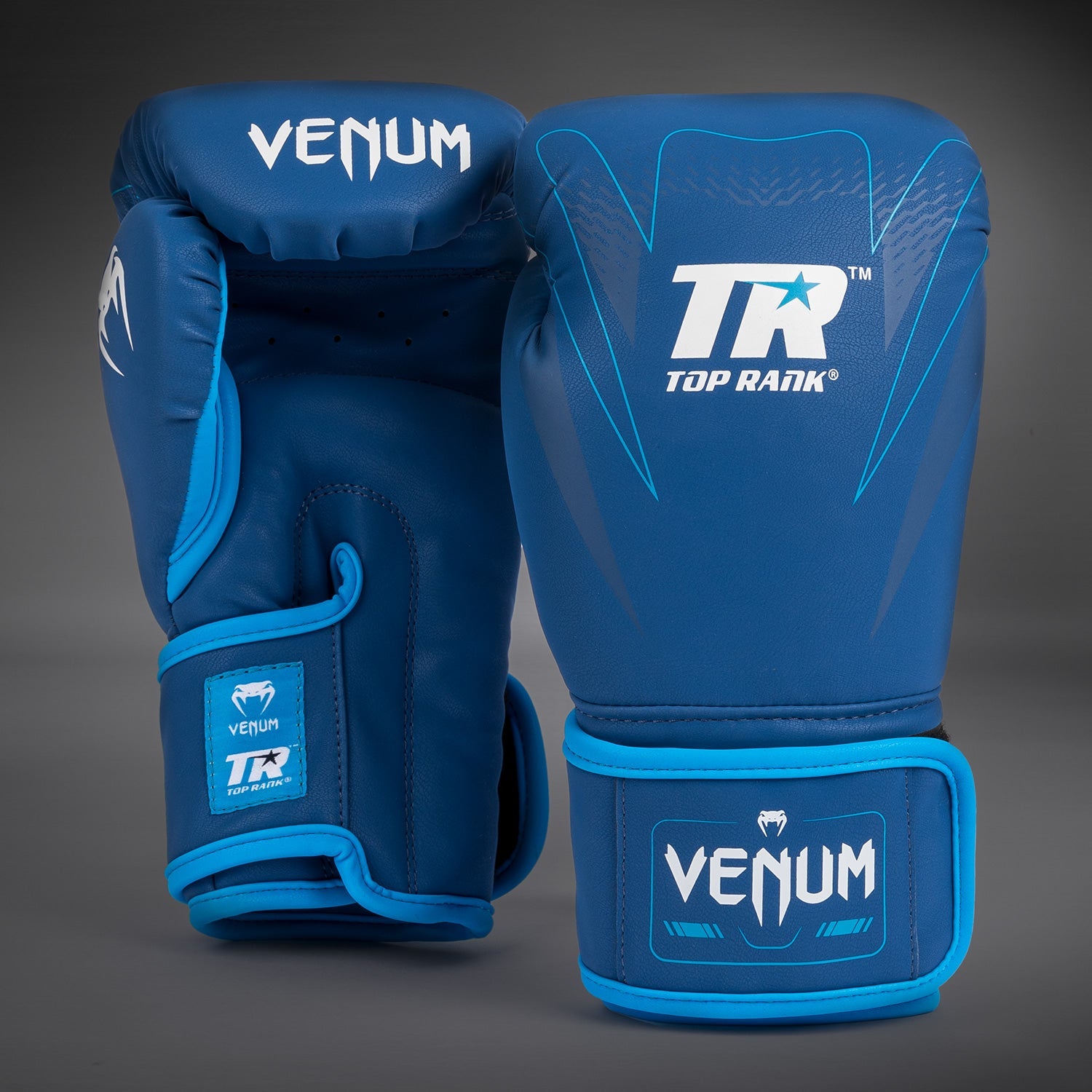 Venum x Top Rank Original Boxerské rukavice - Navy Blue