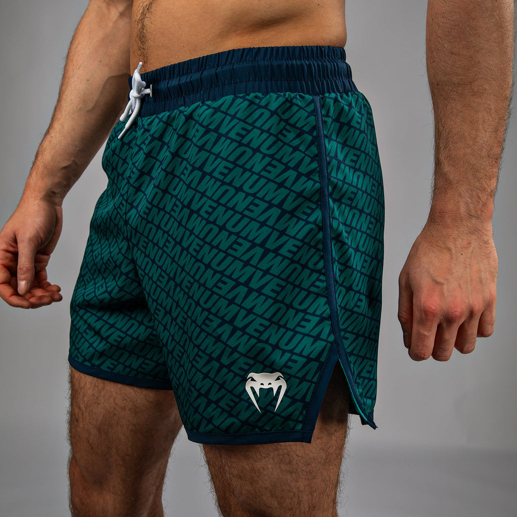 Venum Echo Board Shorts - Tmavě modrá/Smaragdově zelená