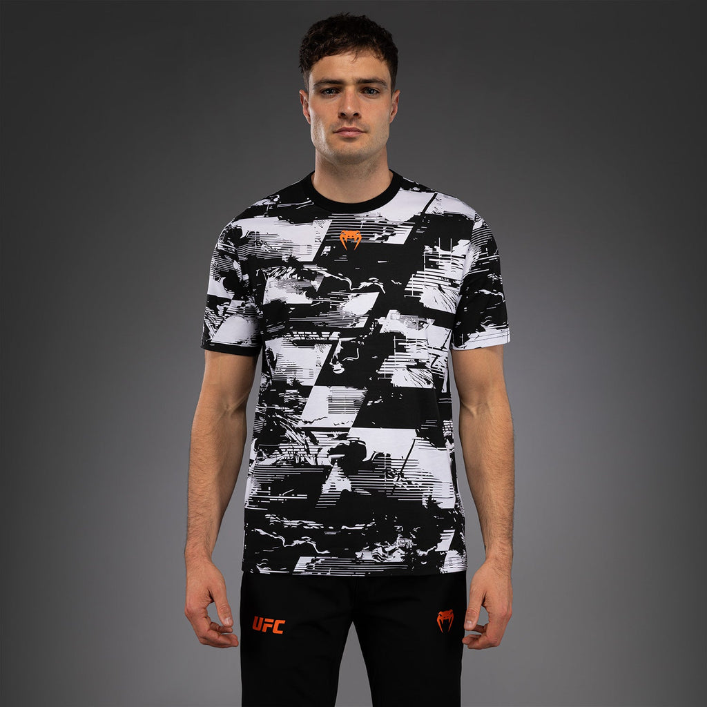 Pánské tričko UFC Zenith by Venum White Authentic Fight Week s krátkým rukávem