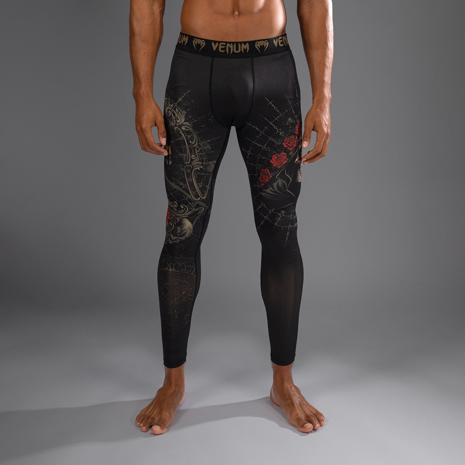 Pánské Spodky Venum Santa Muerte 5.0 - Tmavě Černá/Zlatá