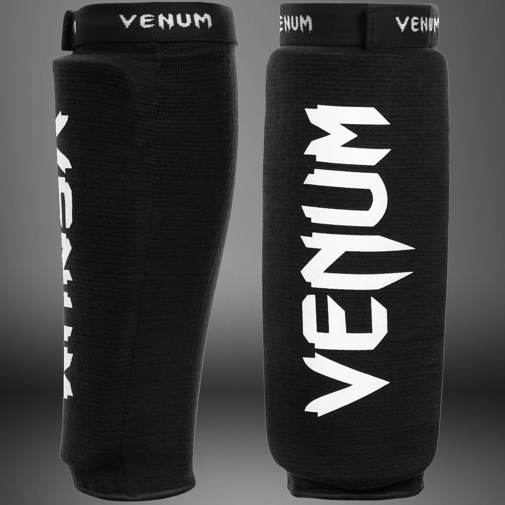 Chrániče holenou kosti bez nánožníku Venum Kontact - Černá