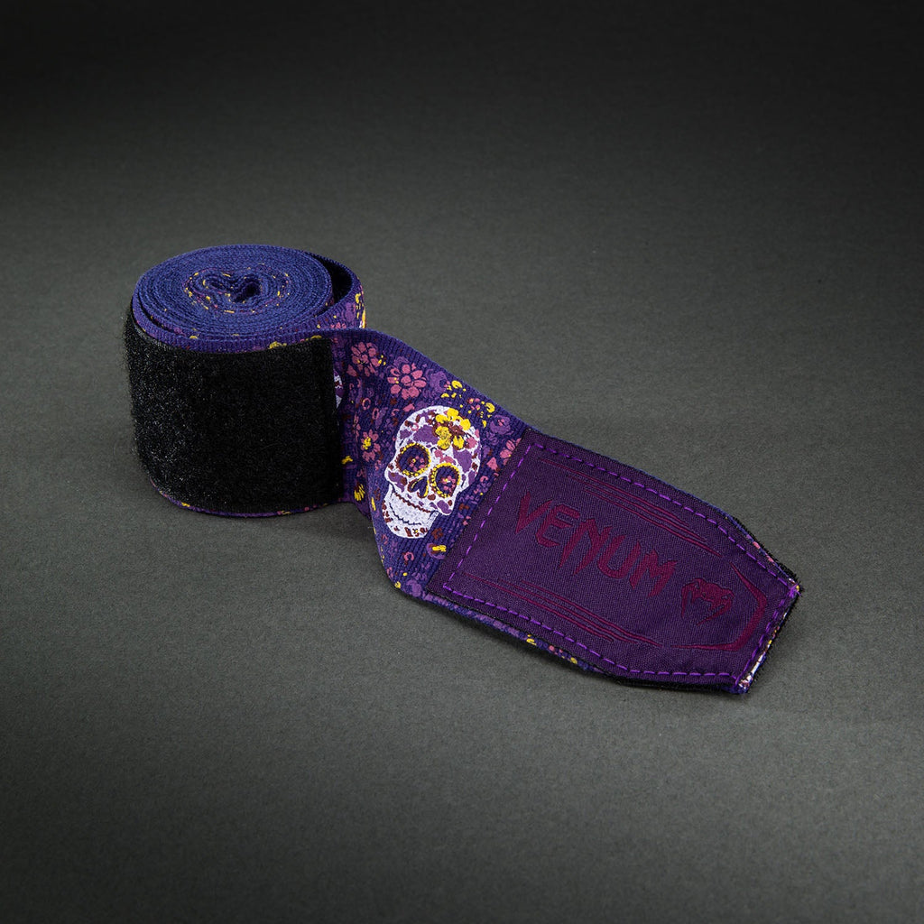 Venum Santa Muerte bandáže - tmavě fialová