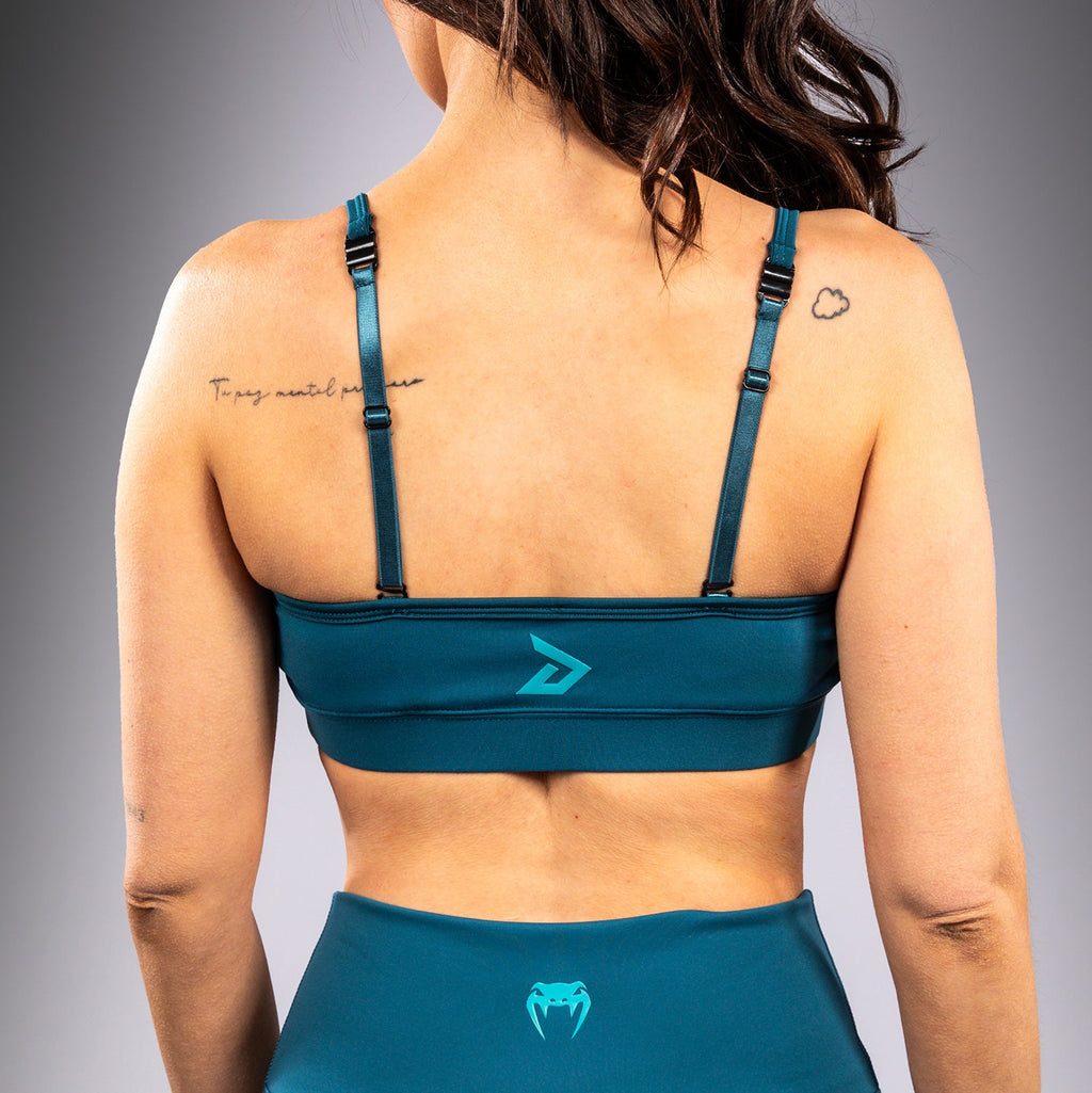 Dámská sportovní podprsenka Venum x Demi - Azurová modř