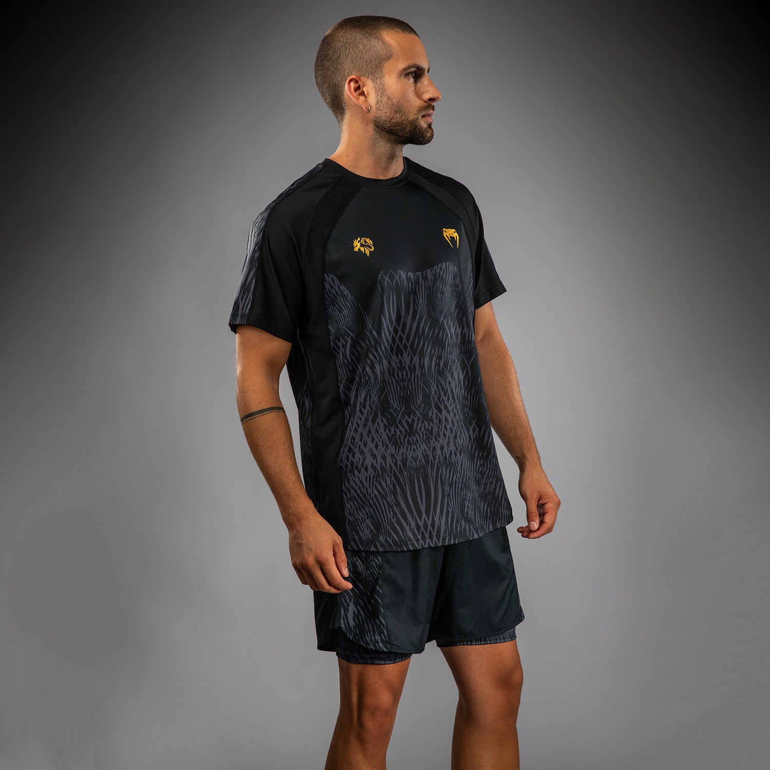 Venum x Chimaev Dry Tech - Černá/Šedá