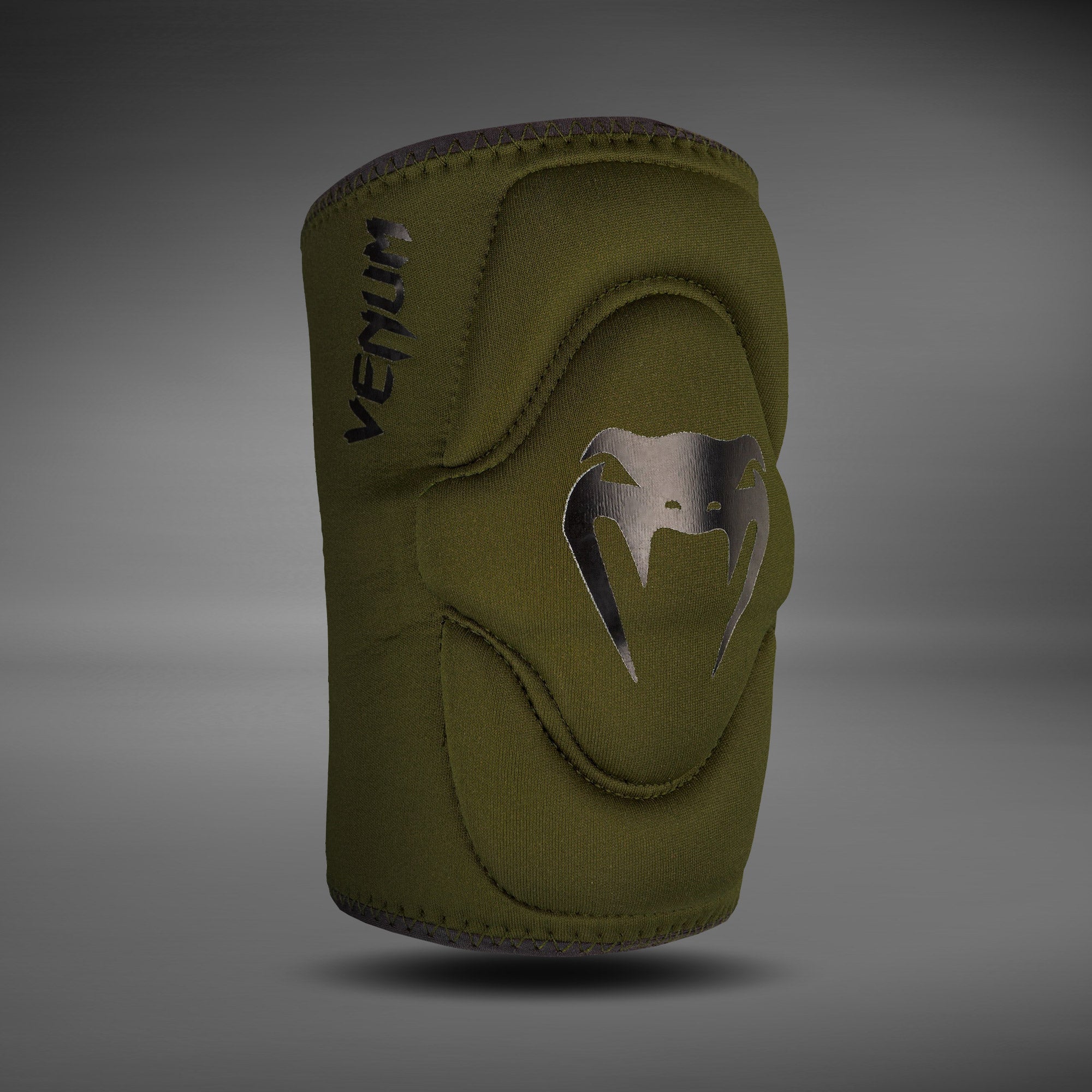 Venum Kontact Gelové chrániče kolen - Khaki/Černá