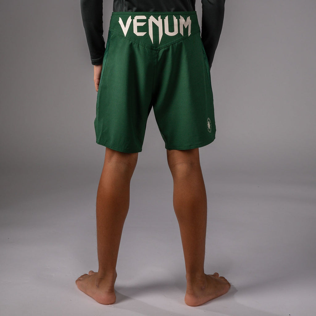 Venum Attack Dětské Fightshorts - Lesní Zelená/Off White