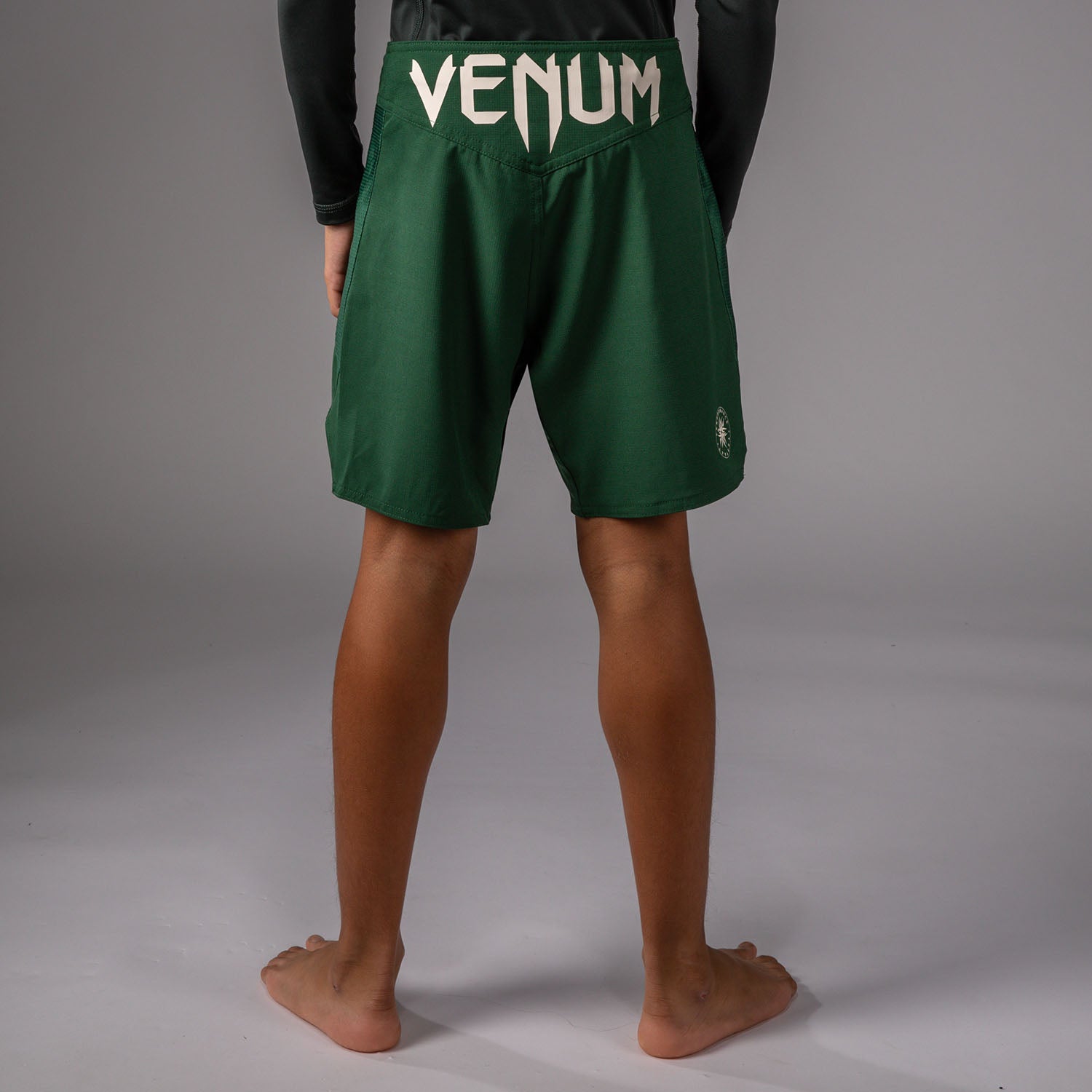 Venum Attack Dětské Fightshorts - Lesní Zelená/Off White