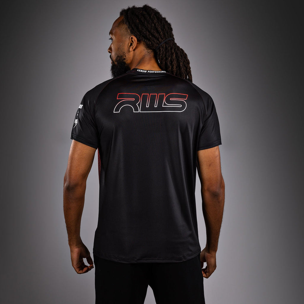Pánské tričko Venum x RWS 2.0 Dry-Tech - Černá/Červená