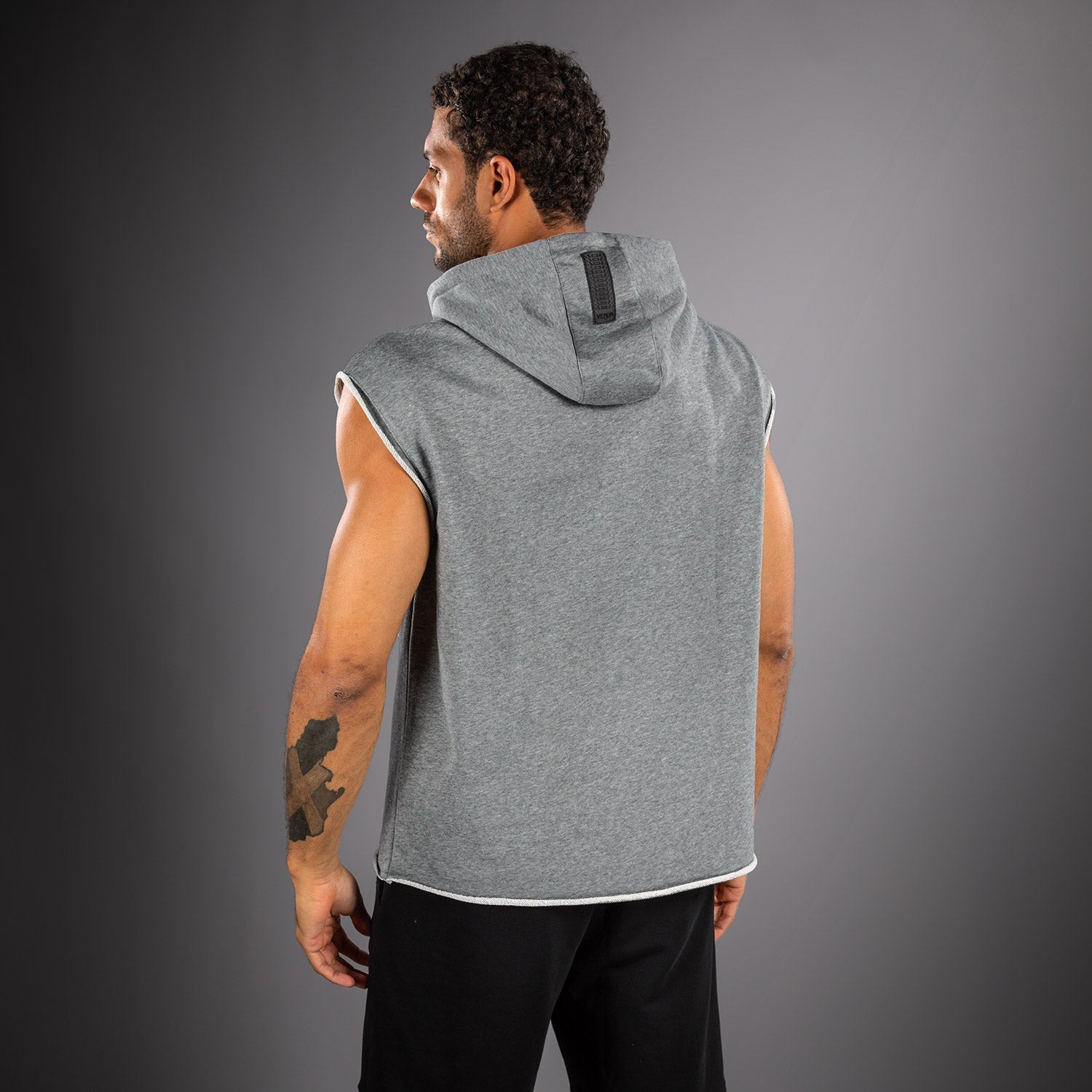 Venum Muay Thai VT Mikina bez rukávů - Světle šedá