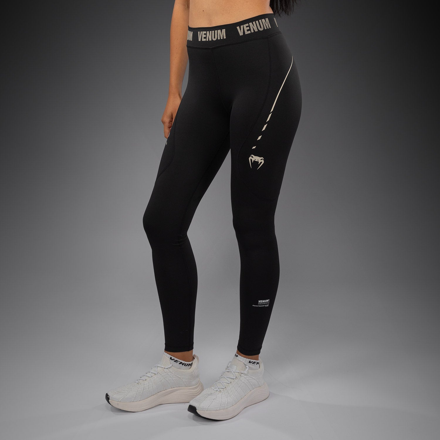 Venum Adrenaline Dámské Legíny - Černá/Slonová kost