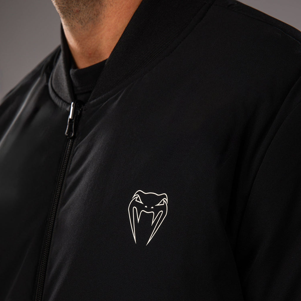 Venum Eclipse Bomber Jacket - Černá/Slonová kost