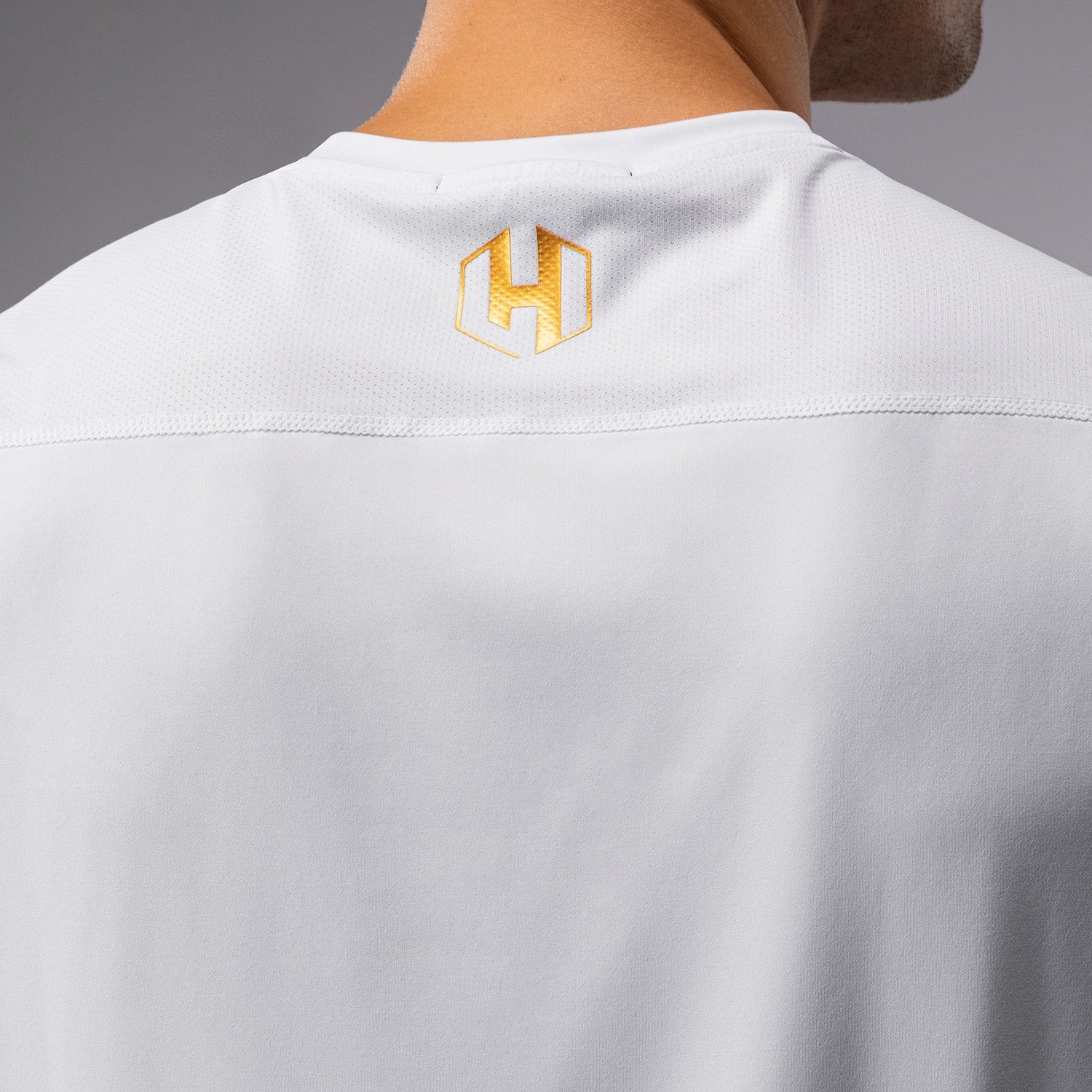 FK x Venum Hexagone MMA tričko - bílá/zlatá