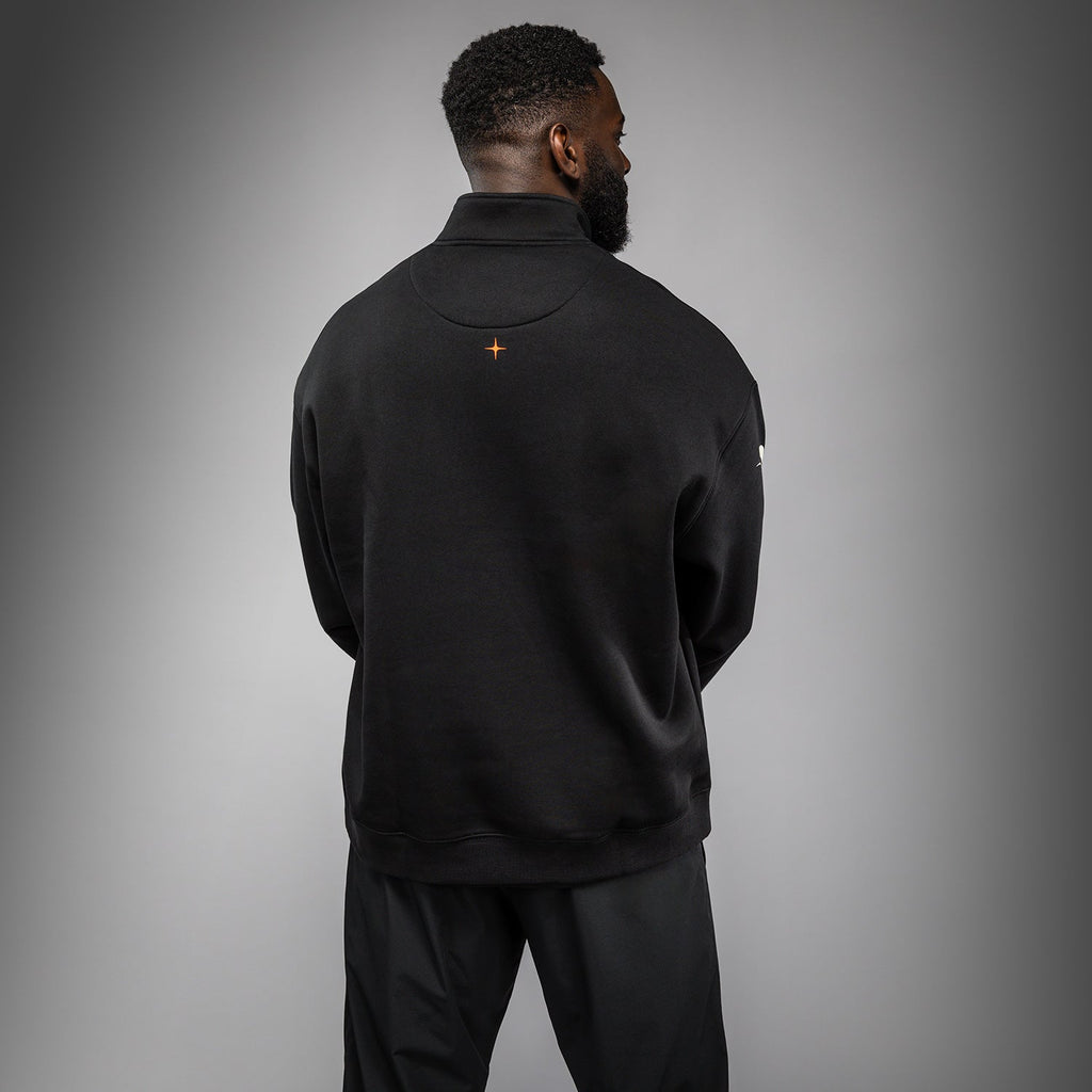 Venum Eclipse Mikina se zapínáním na půl zip - Černá/Slonová kost