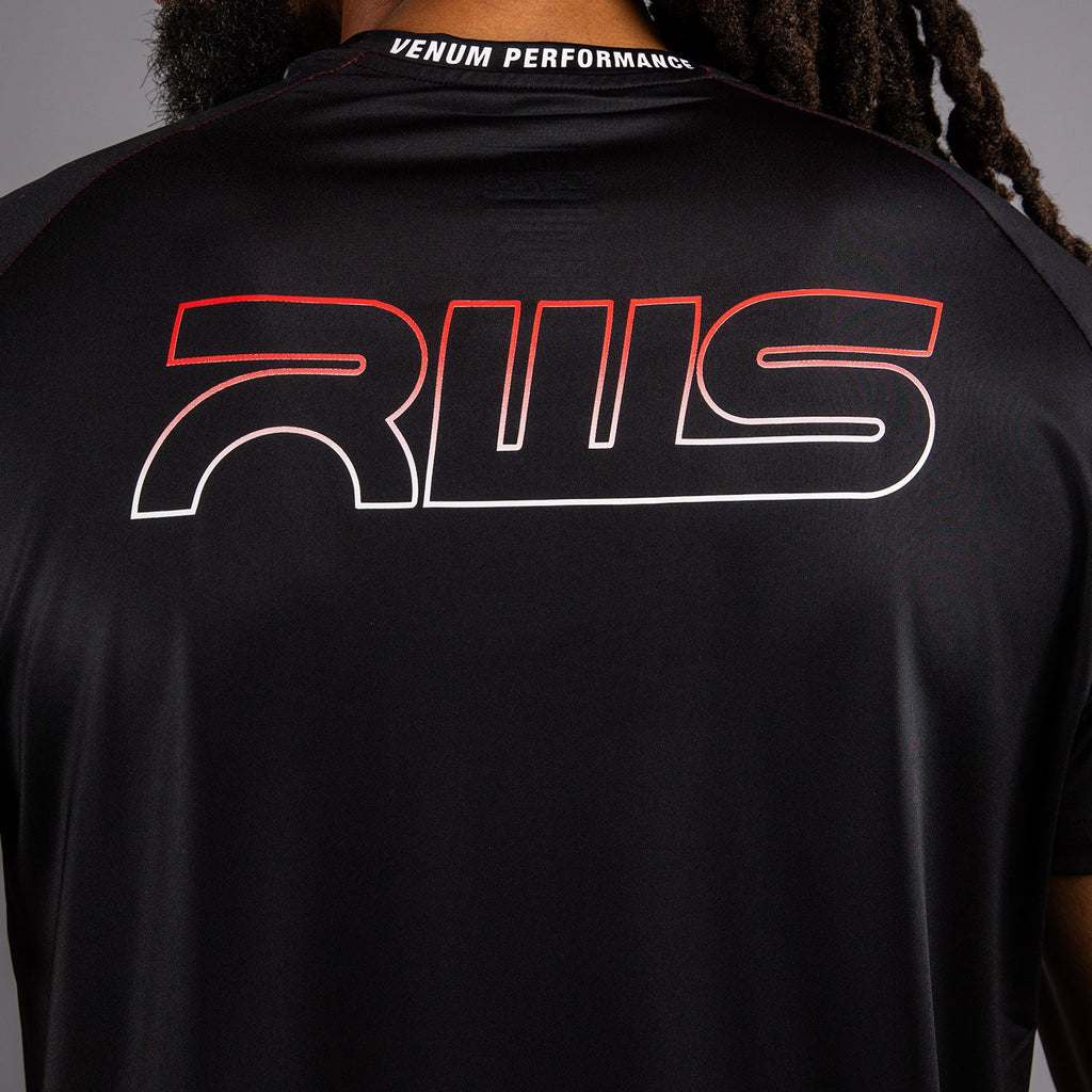 Pánské tričko Venum x RWS 2.0 Dry-Tech - Černá/Červená