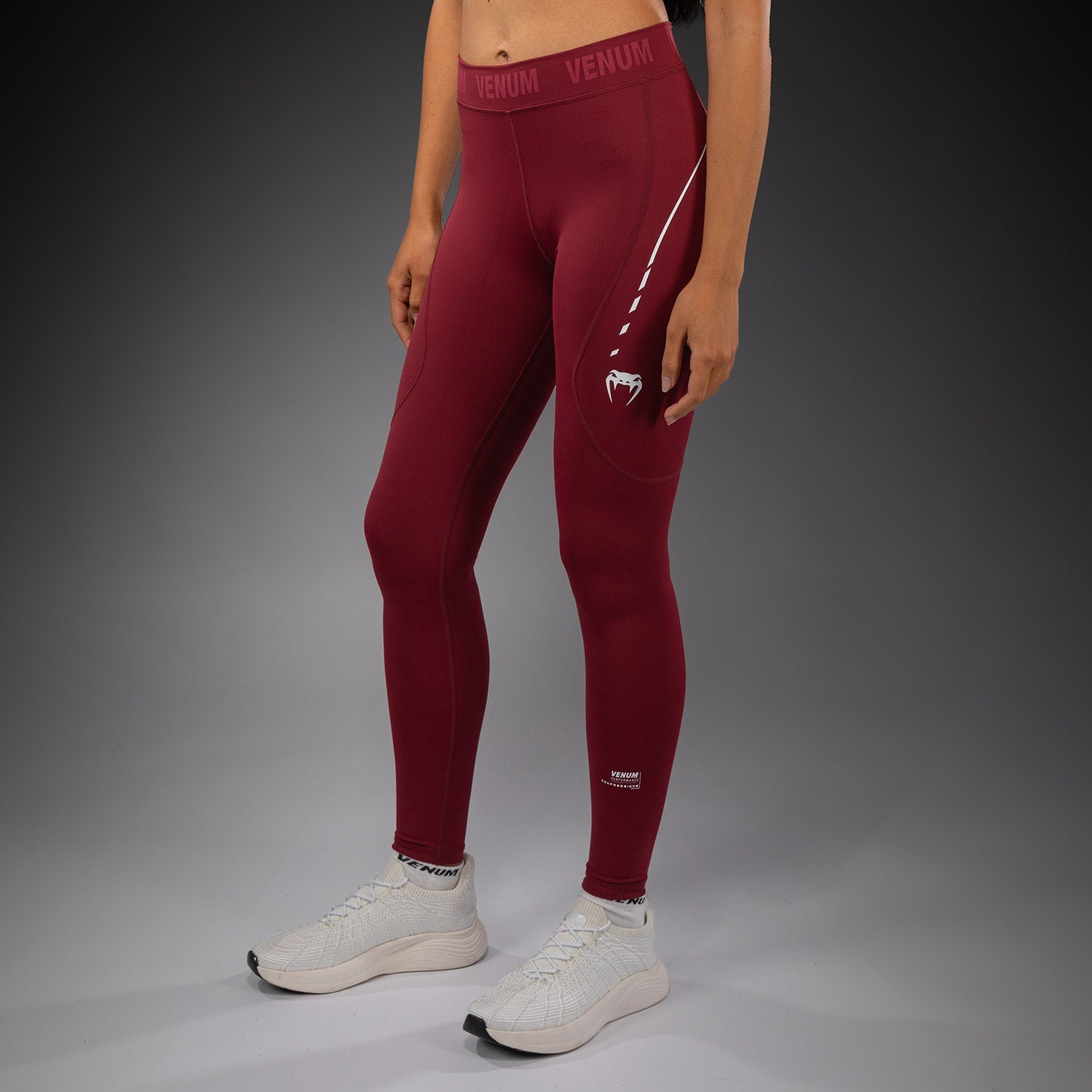 Dámské legíny Venum Adrenaline - vínová/růžová