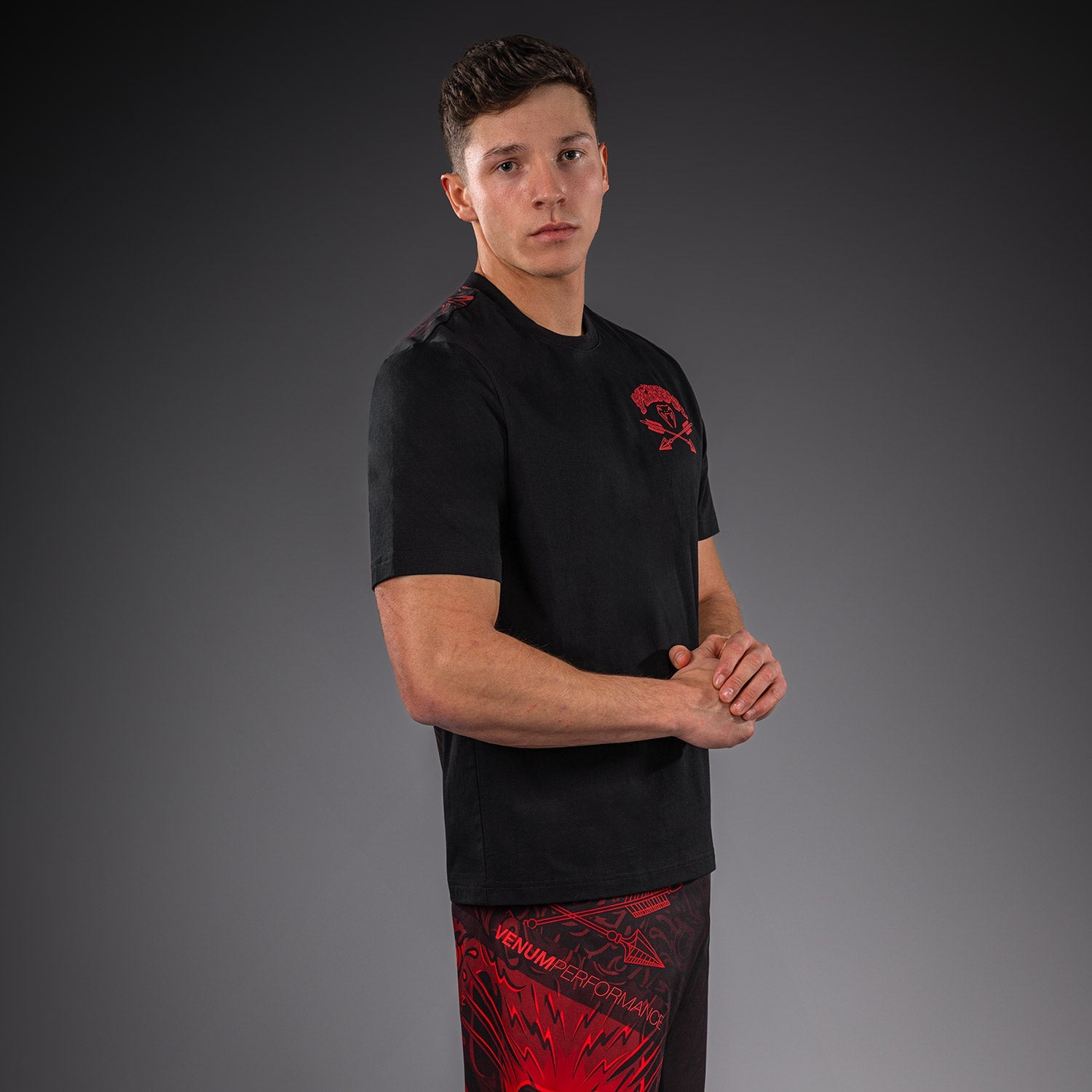 Venum Wolf Atak Tričko - Černá/Červená