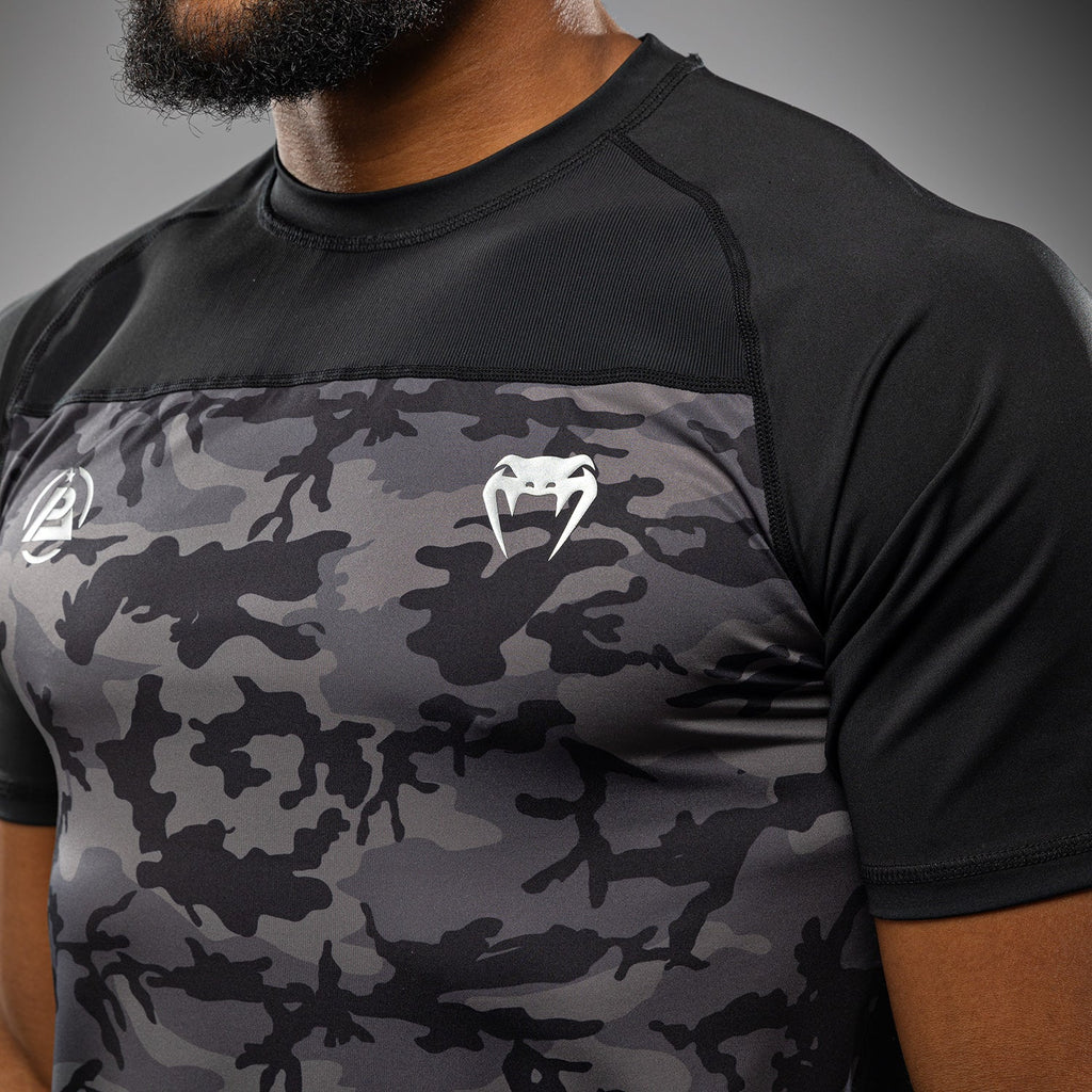 Venum x Polaris Dry-Tech Tričko - Černá/Bouřkově šedá